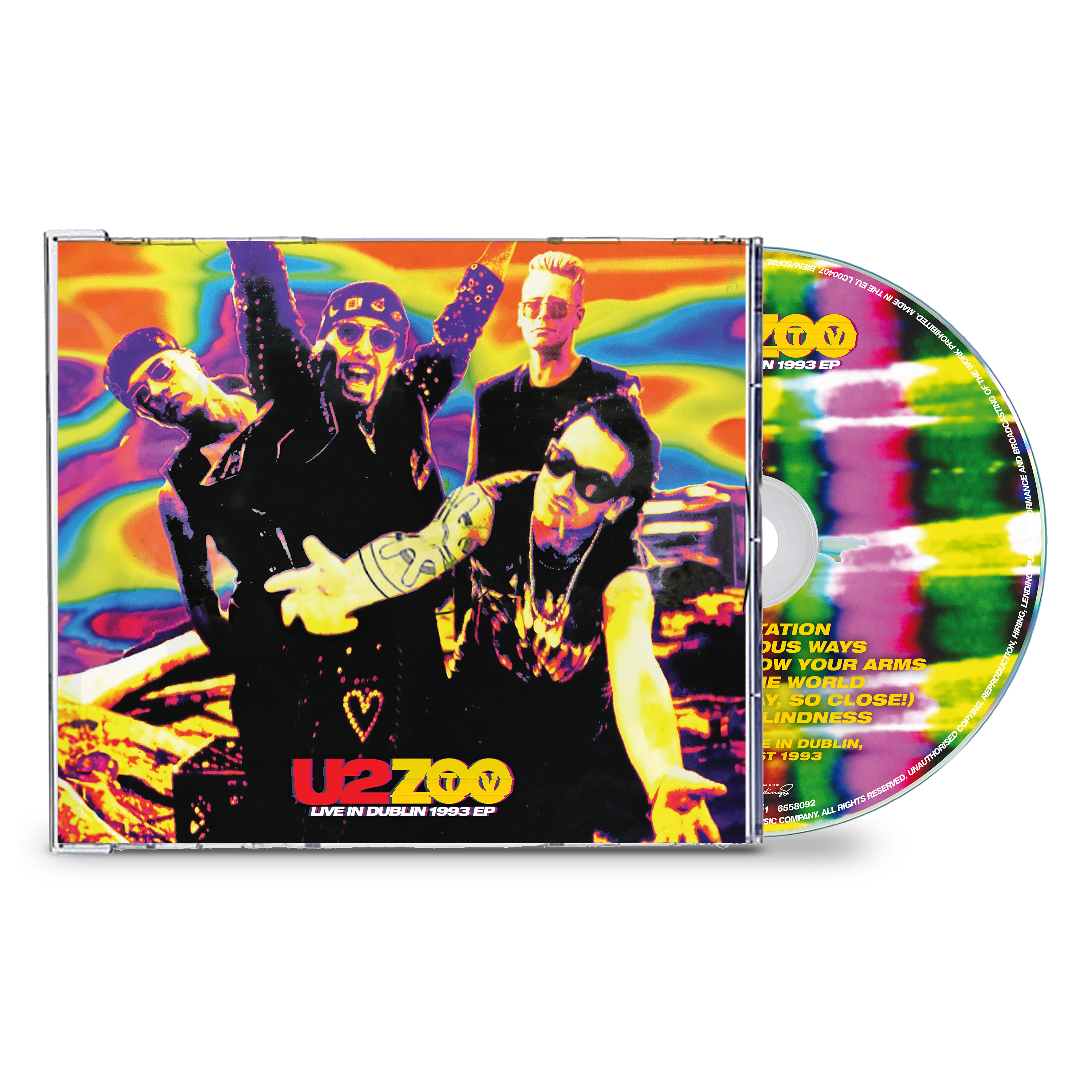 U2 - ZOO TV Live In Dublin 1993 EP  - CD
