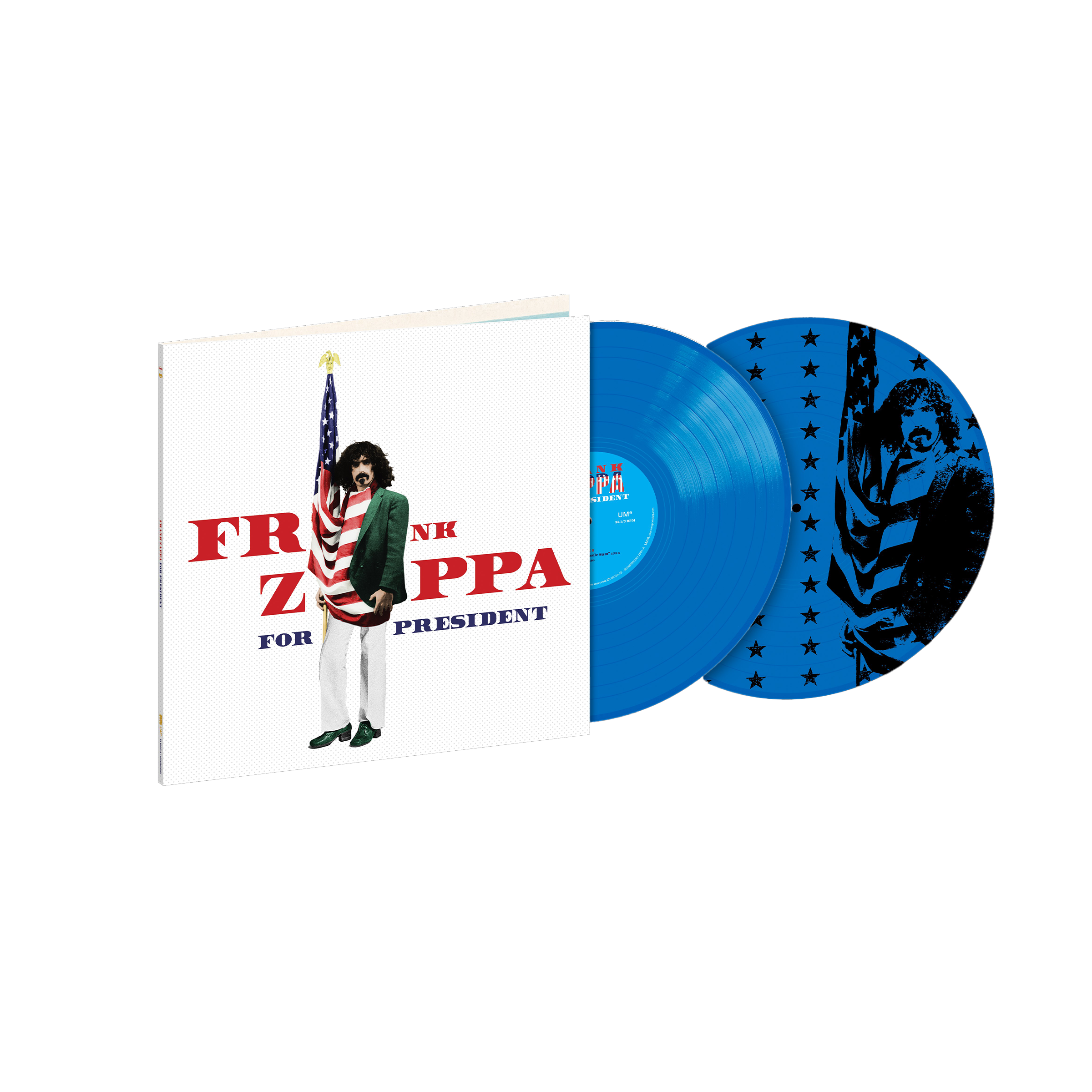 Frank Zappa - Frank Zappa For President - Double vinyle couleur (Bleu,rouge,blanc)