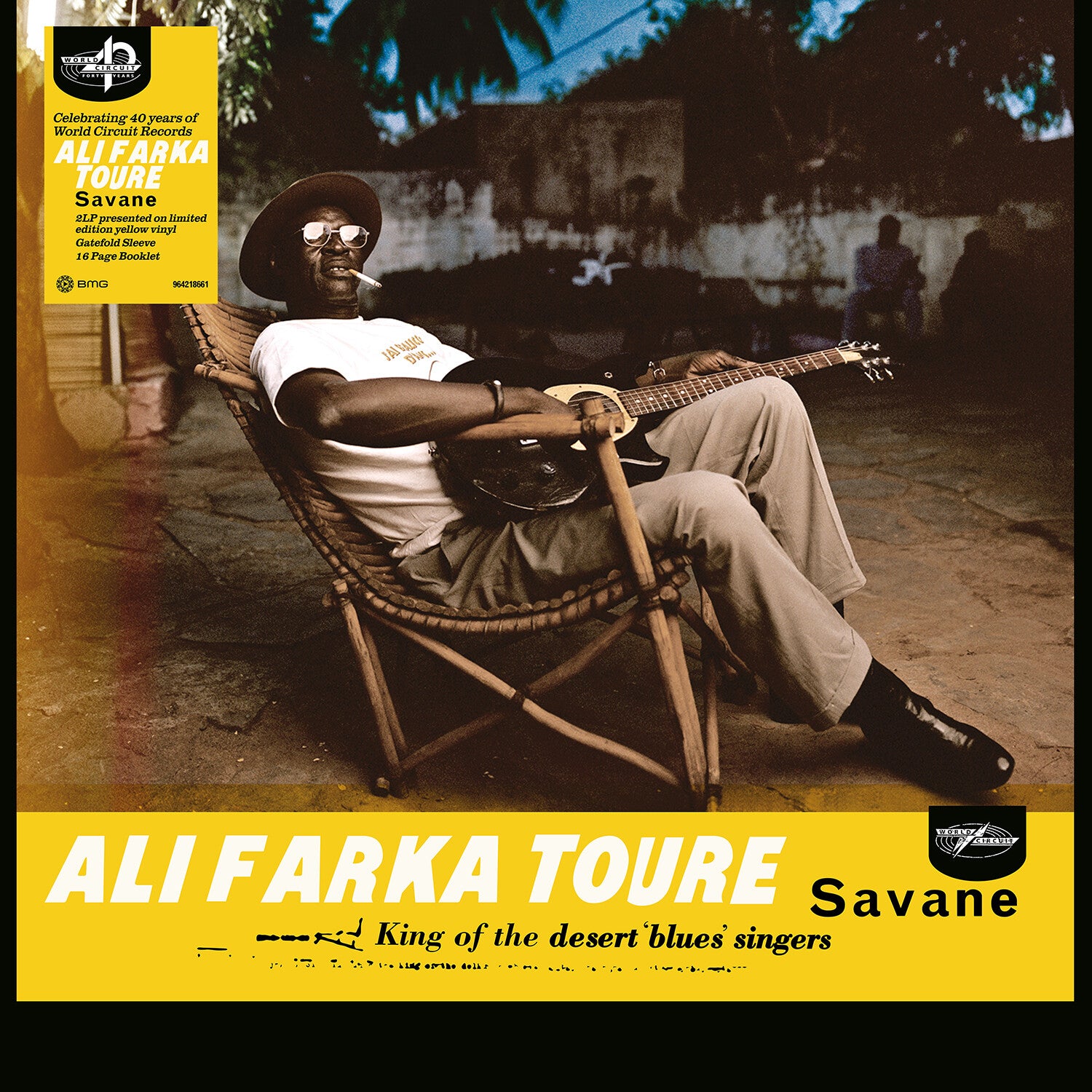 Ali Farka Touré - Savane (Édition 20e anniversaire) - Double Vinyle Jaune