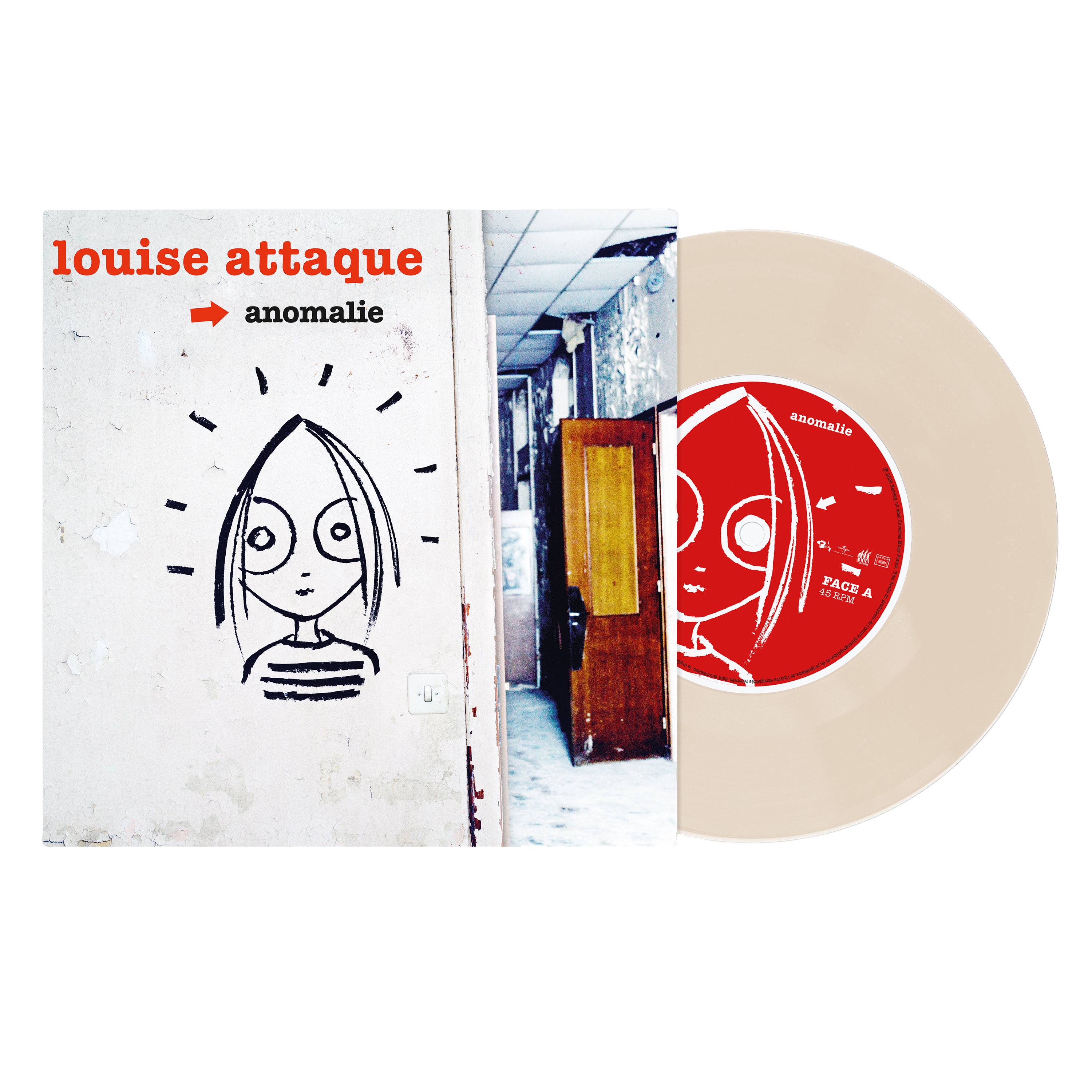 Louise Attaque - Anomalie - 45T Dédicacé