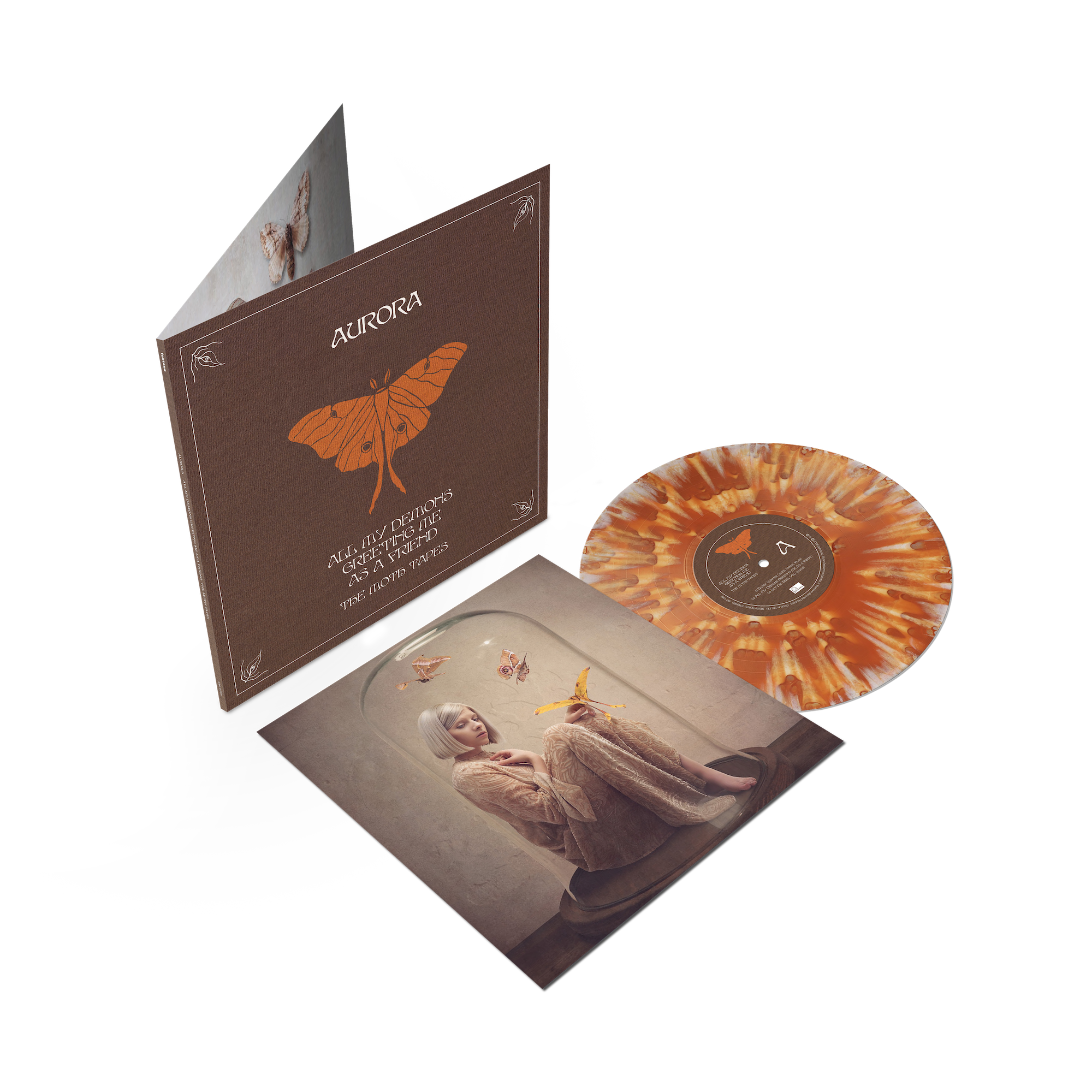 Aurora - All My Demons Greeting Me As A Friend (The Moth Tapes) - Toffee Splatter Vinyl
