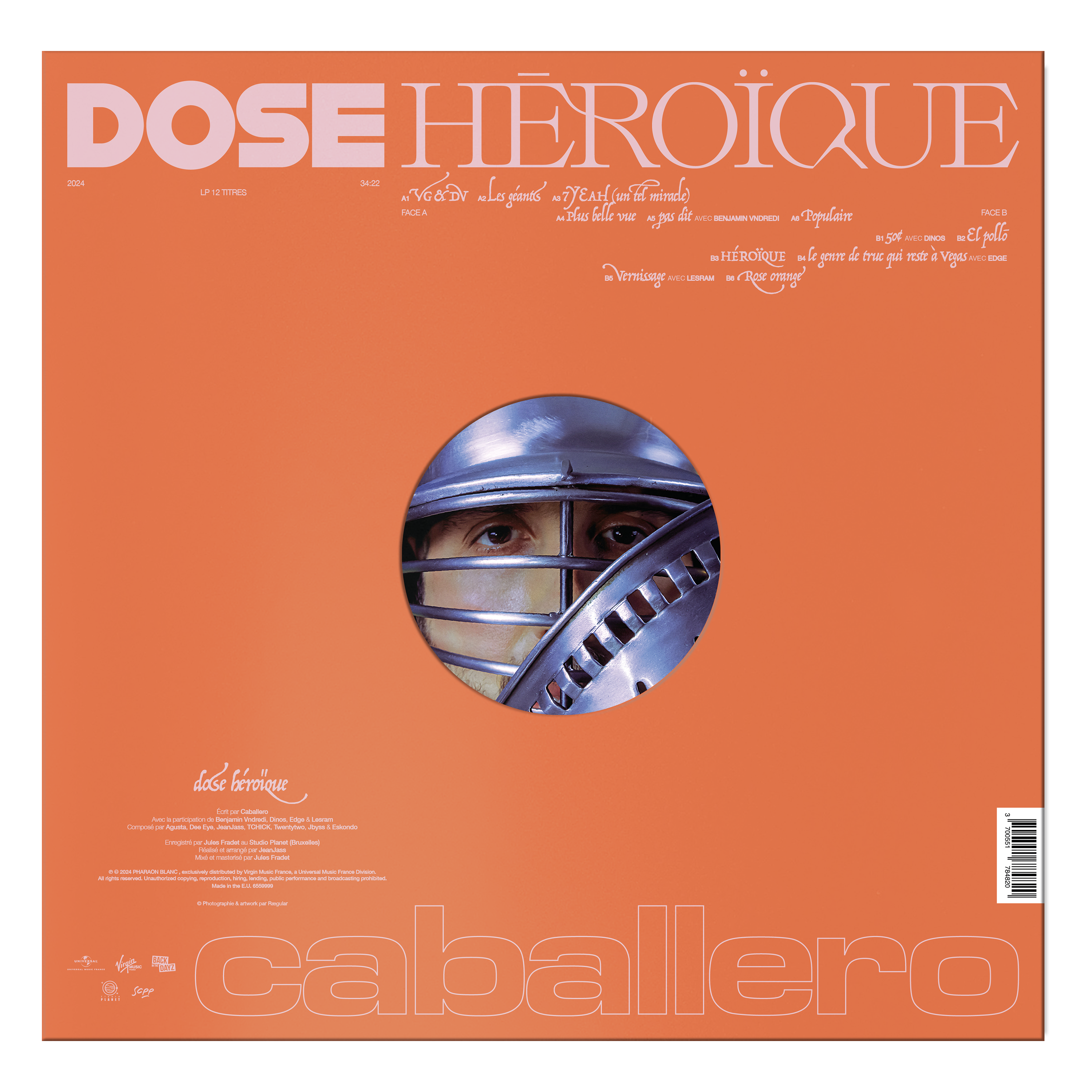 Caballero - Dose Héroïque - Vinyle