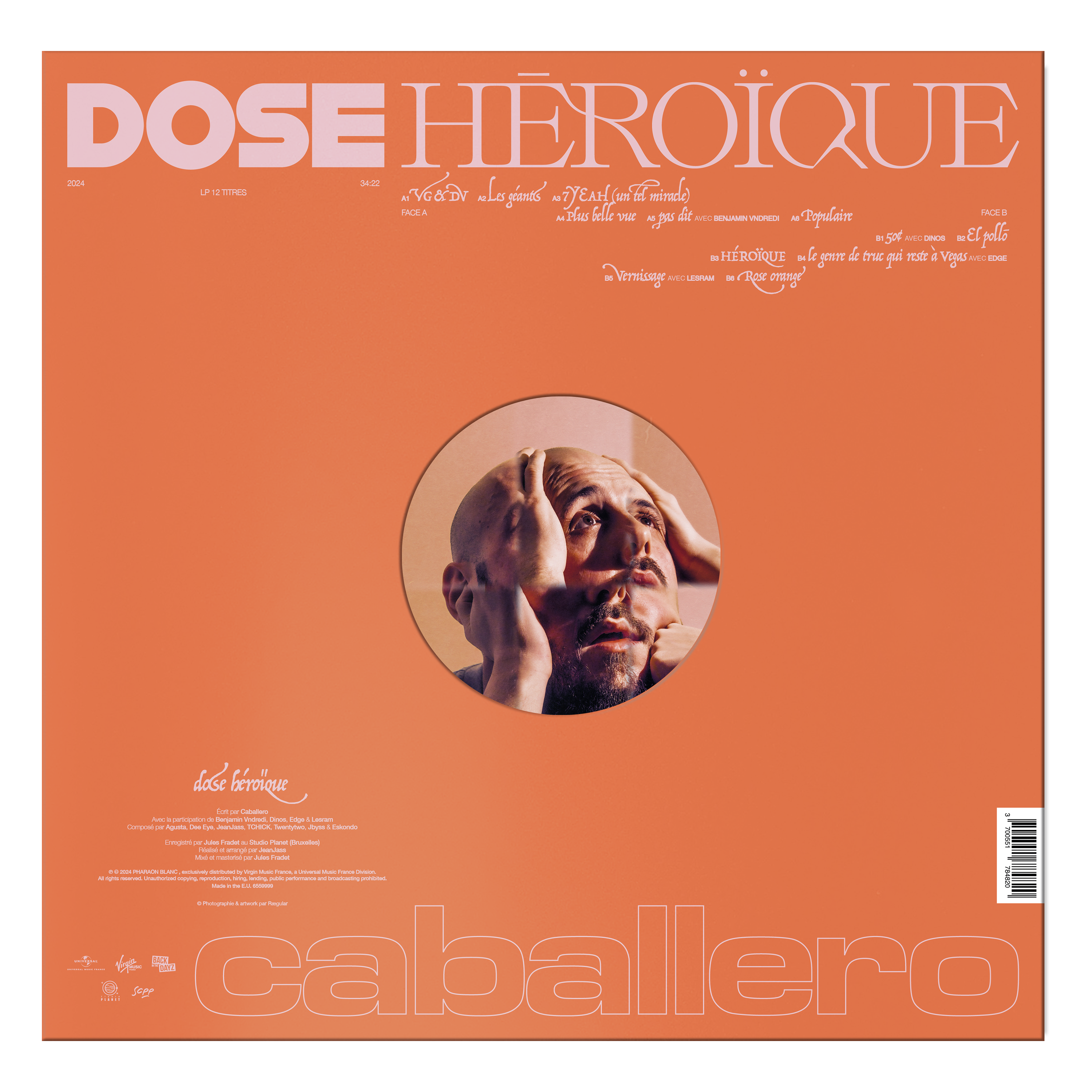 Caballero - Dose Héroïque - Vinyle