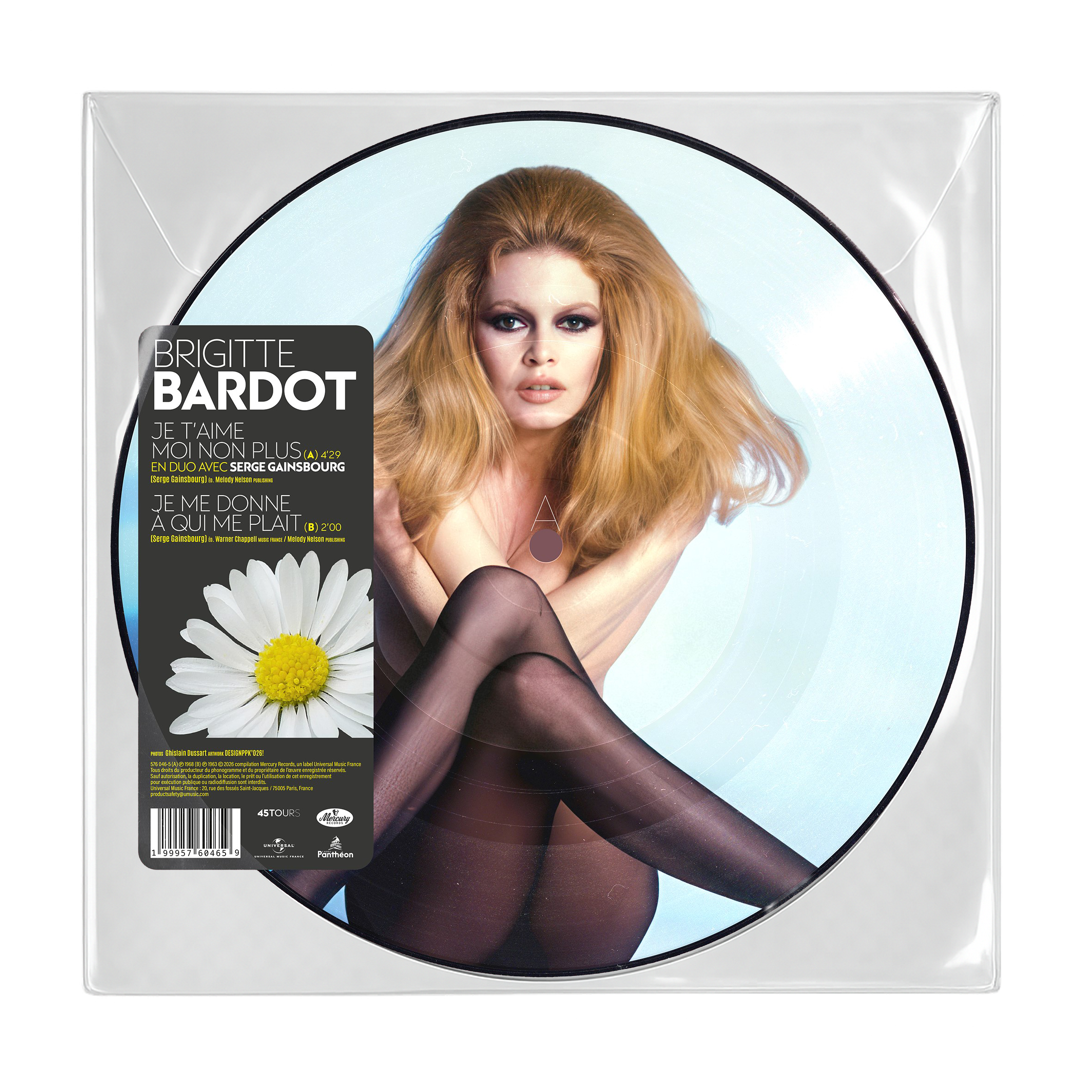Brigitte Bardot - Je t'aime moi non plus...- Picture Vinyle