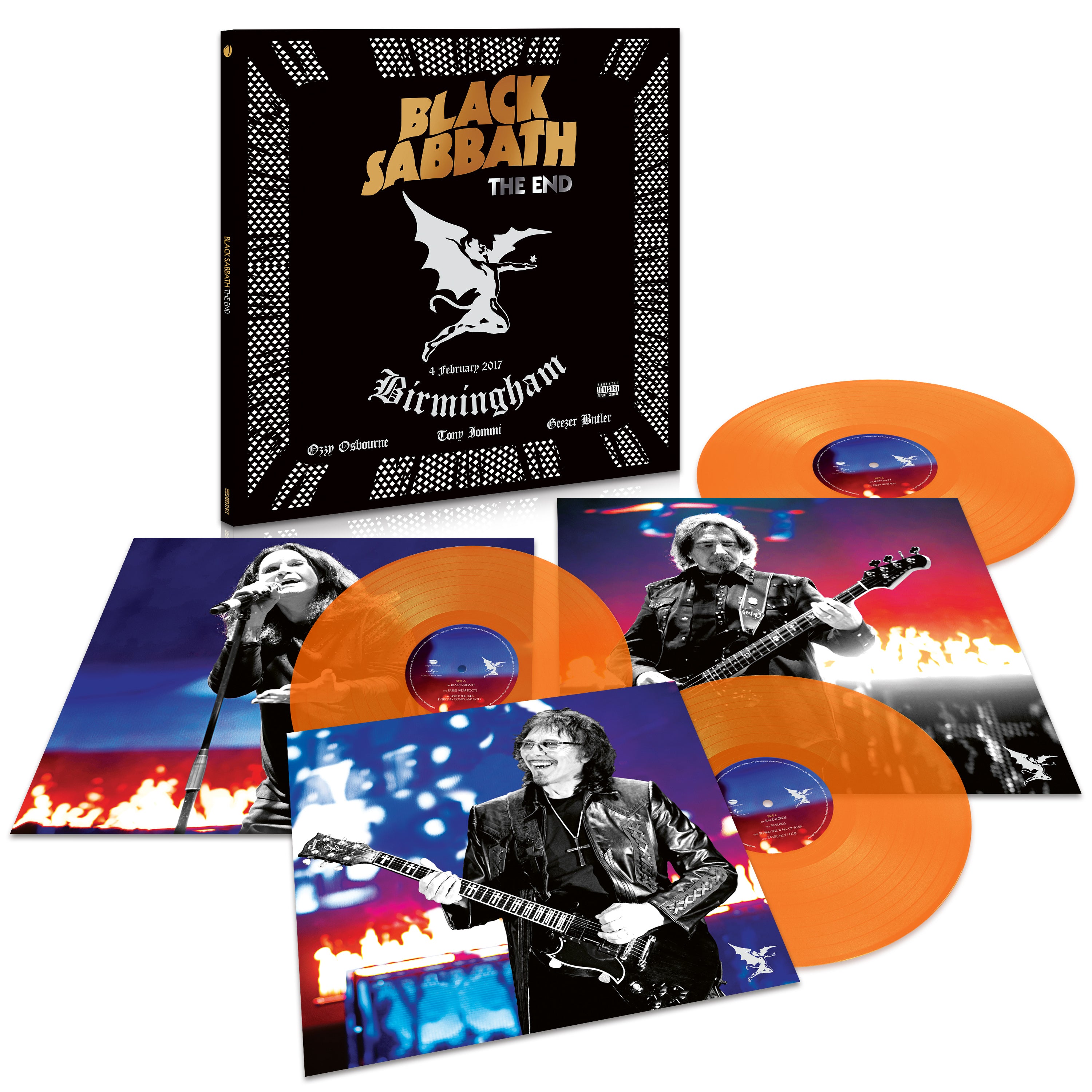Black Sabbath - The End Live - Triple Vinyle Orange Édition Limitée