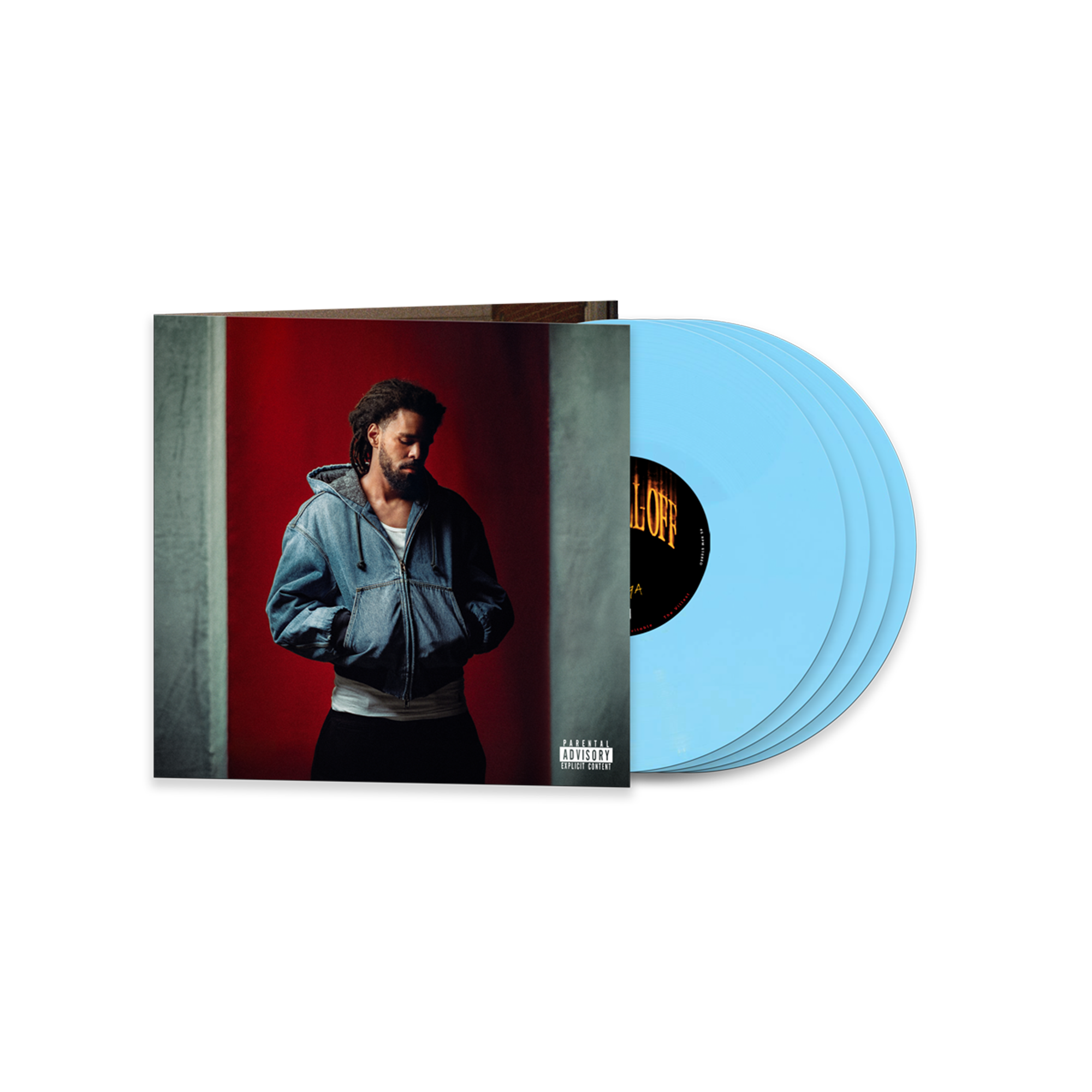 J. Cole - The Fall-Off - Vinyle Bleu Alt Cover (4LP)