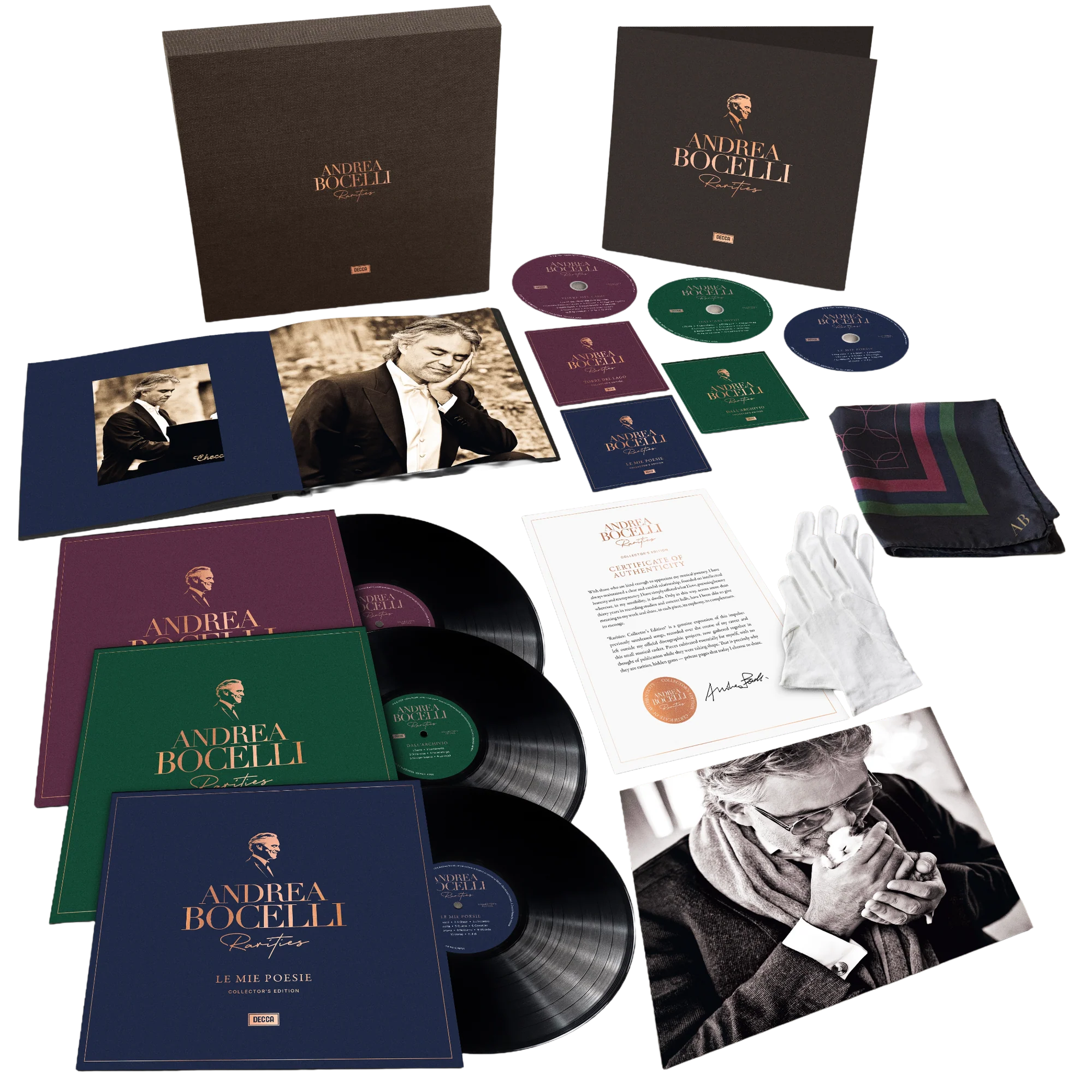Andrea Bocelli - Rarities: Collector's Edition - Coffret 3LP/3CD (Exclusivité Store)