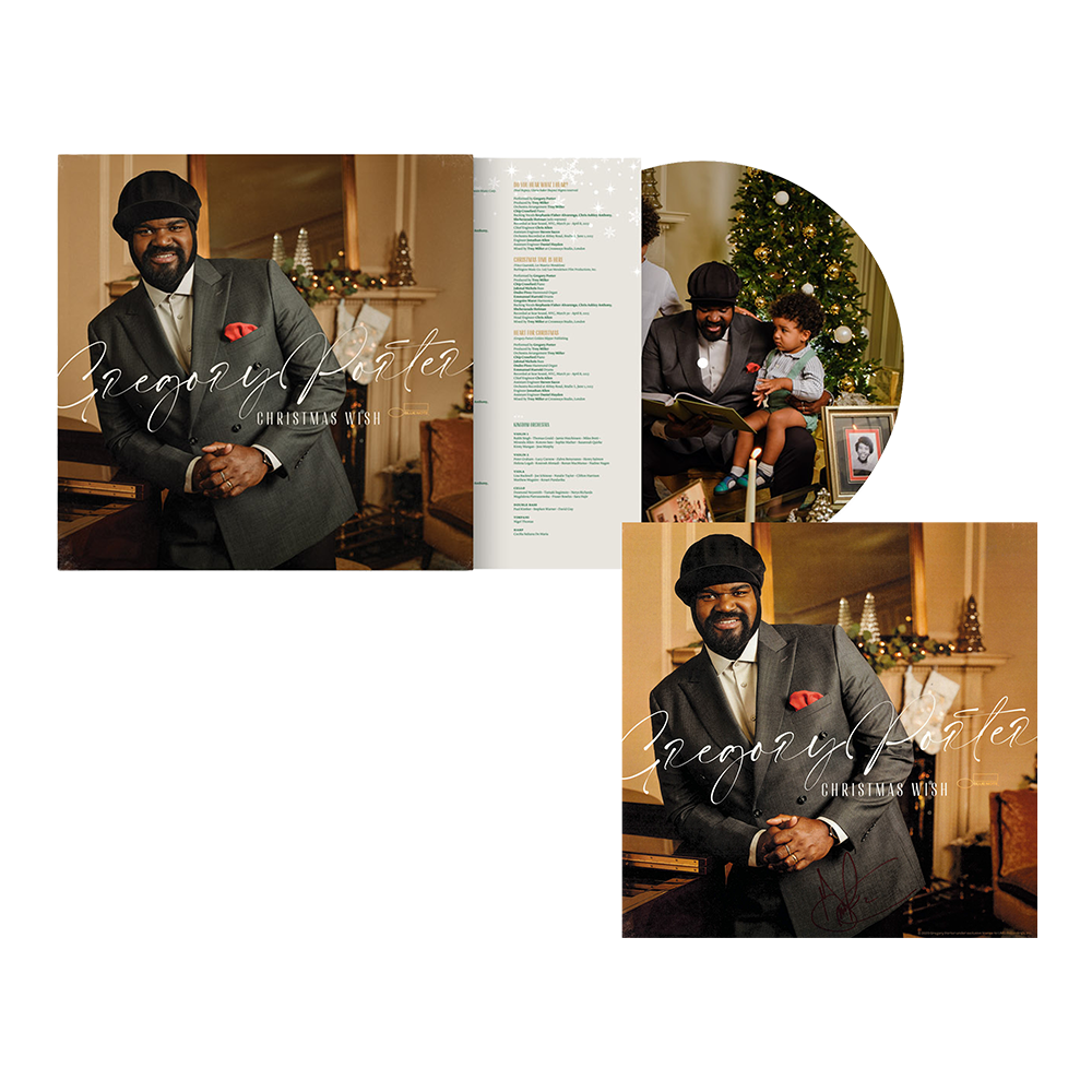 Gregory Porter - Christmas Wish - Vinyle picture + Carte dédicacée