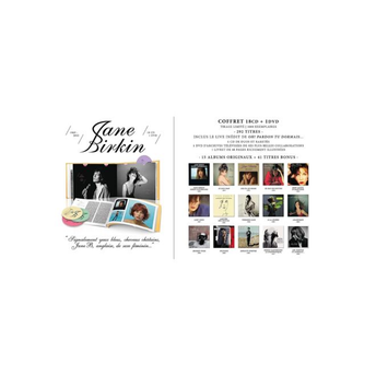 Jane Birkin - 1969 - 2022 - Coffret CD + DVD