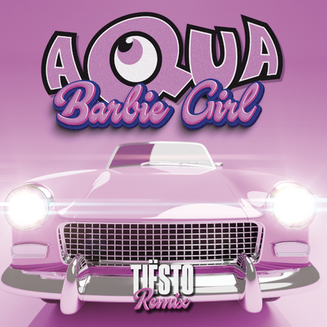 Aqua/Tiësto - Barbie Girl - Vinyle 7in exclusif rose