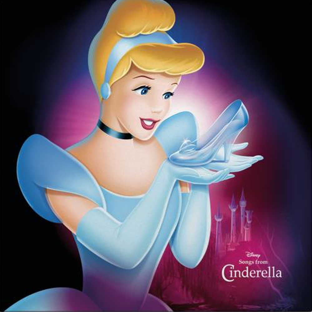 Disney - Cendrillon - Vinyle transparent et bleu Opaque marbré - Tirage Limité