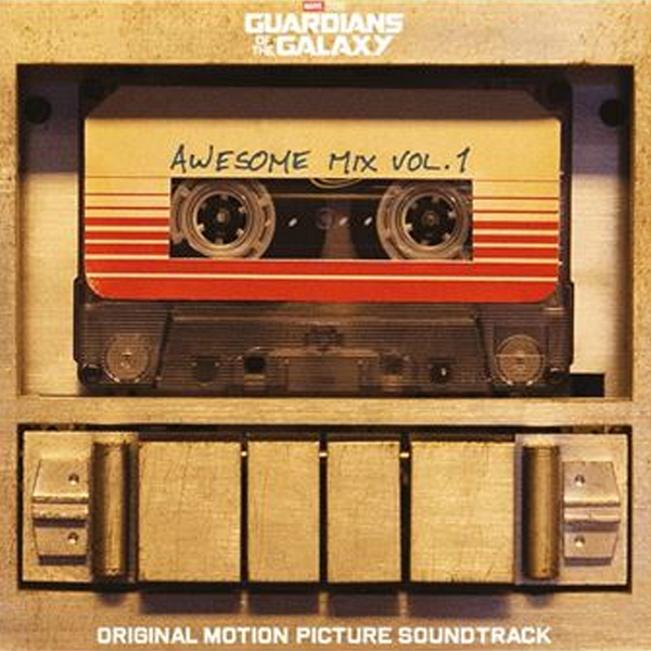 Guardians of The Galaxy - Awesome Mix Vol. 1 - Vinyle "Effet Galaxy" marron et blanc