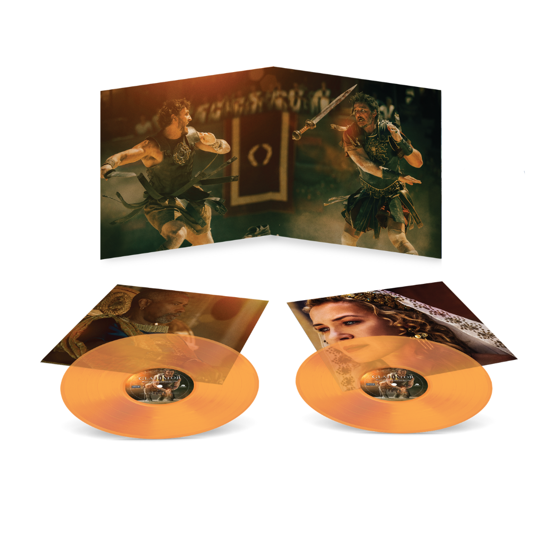 Gladiator II: OST - Vinyle orange transparent exclusif + Carte dédicacée