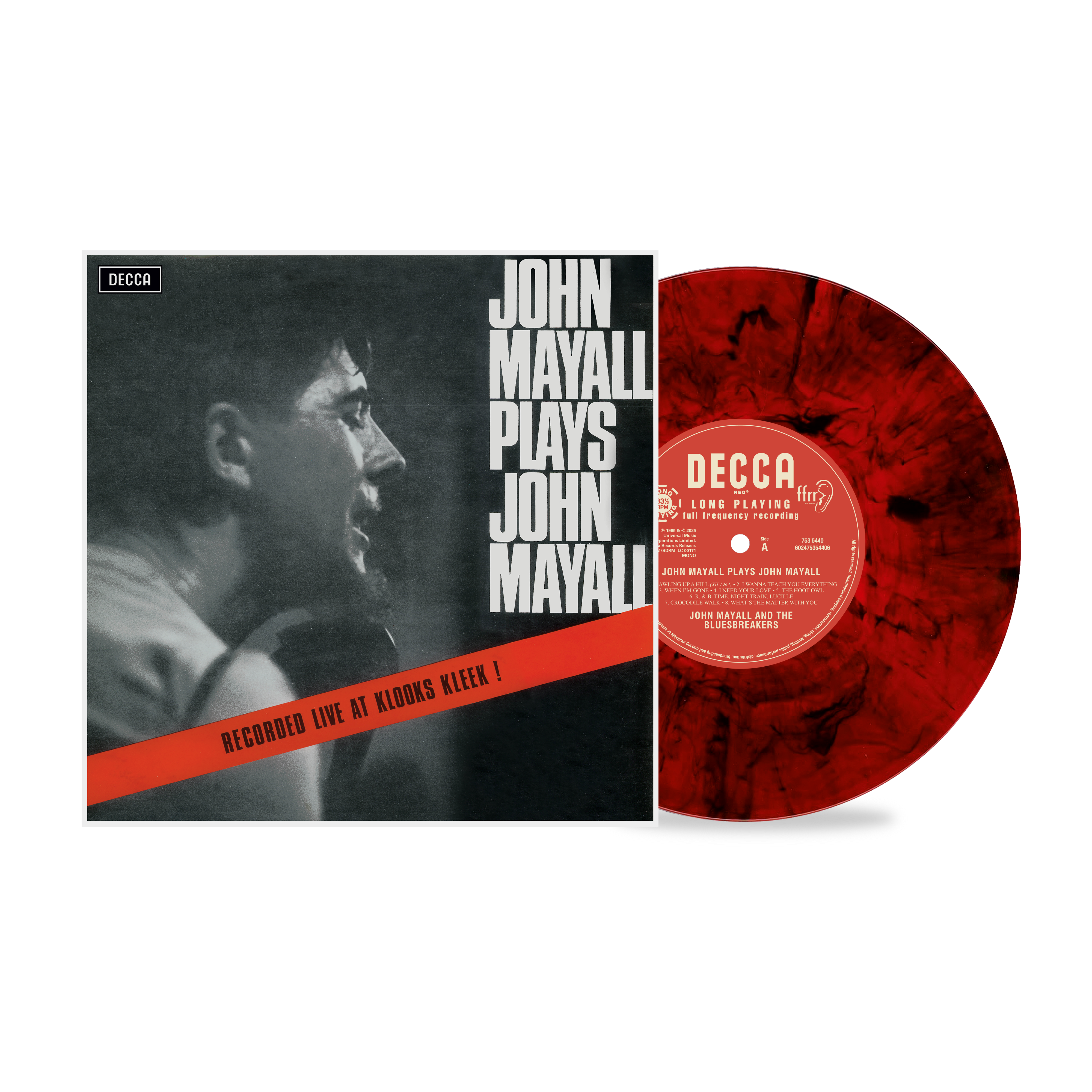John Mayall - Plays John Mayall (60th Anniversary ed.)  - Vinyle Marbré Rouge et Noir