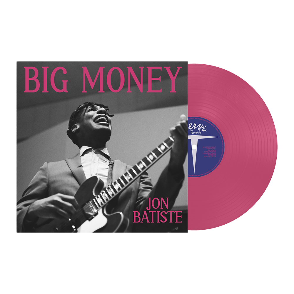 Jon Batiste - BIG MONEY - Hot Pink LP + Signed card