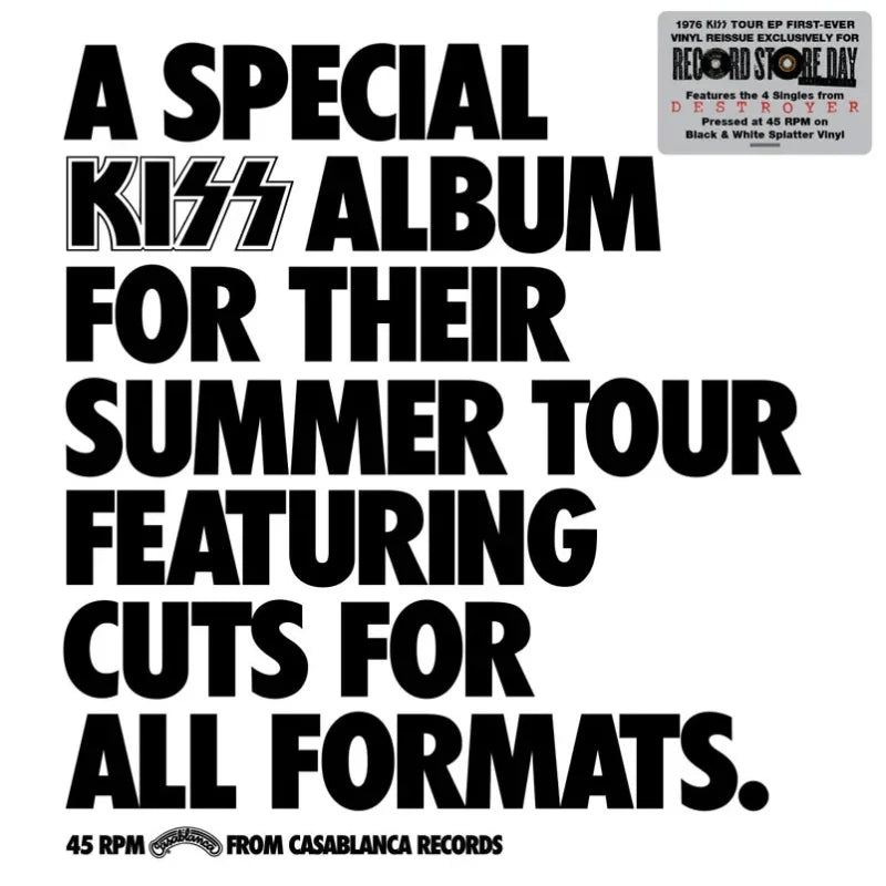 Kiss - A Special Kiss Tour Album - Vinyle Splatter