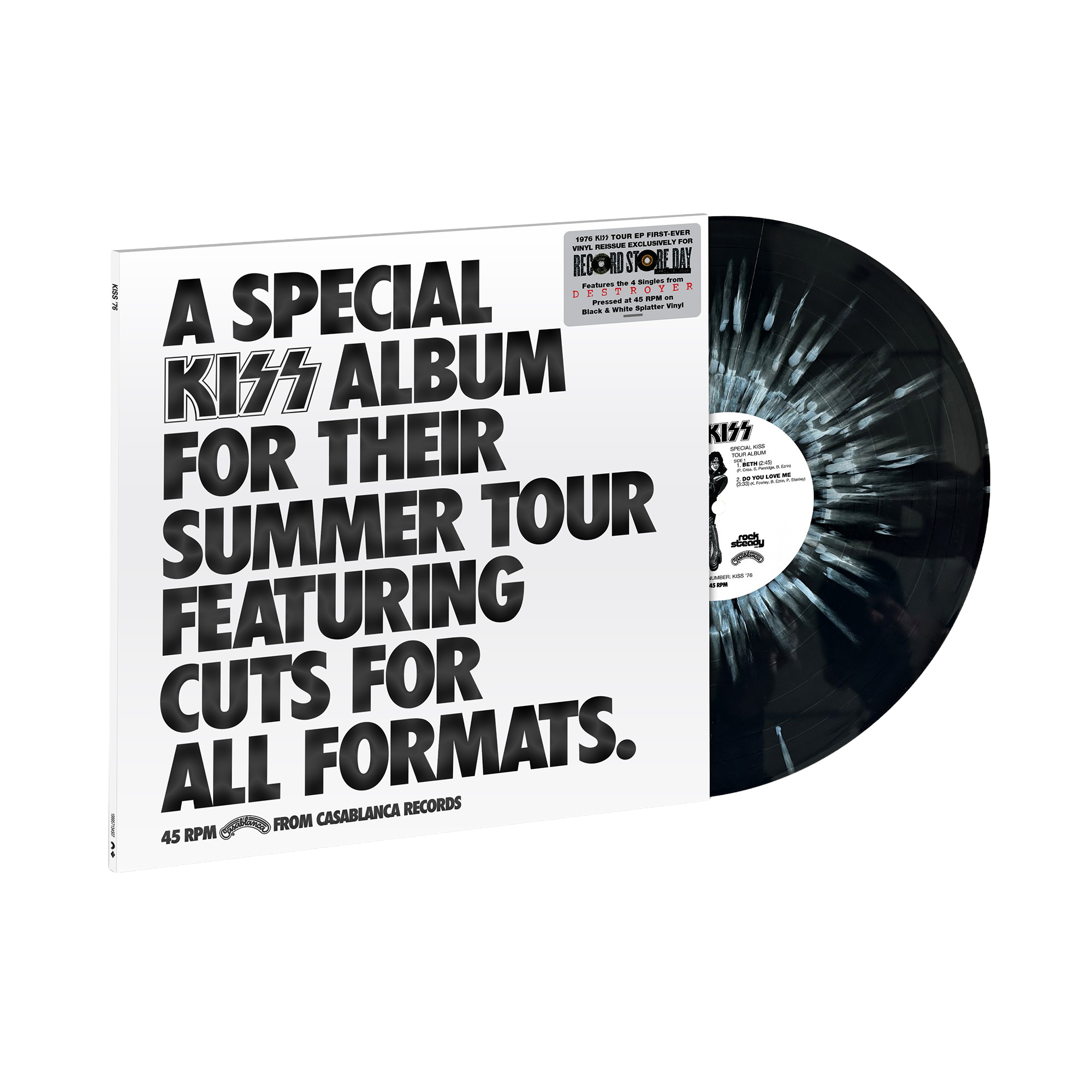 Kiss - A Special Kiss Tour Album - Vinyle Splatter