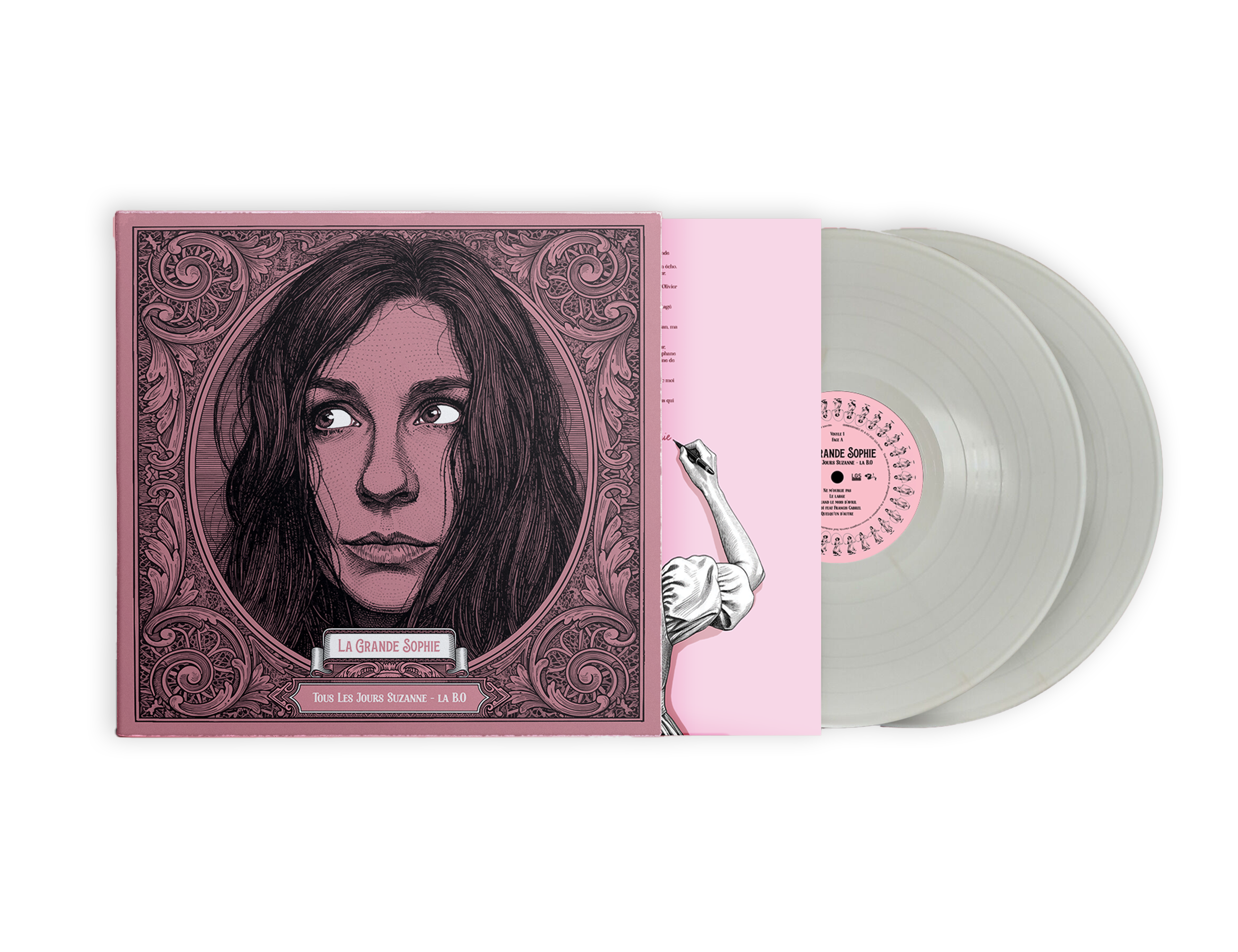 La Grande Sophie - Tous les jours Suzanne - La B.O. - Double Vinyle Blanc avec dédicace personnalisée