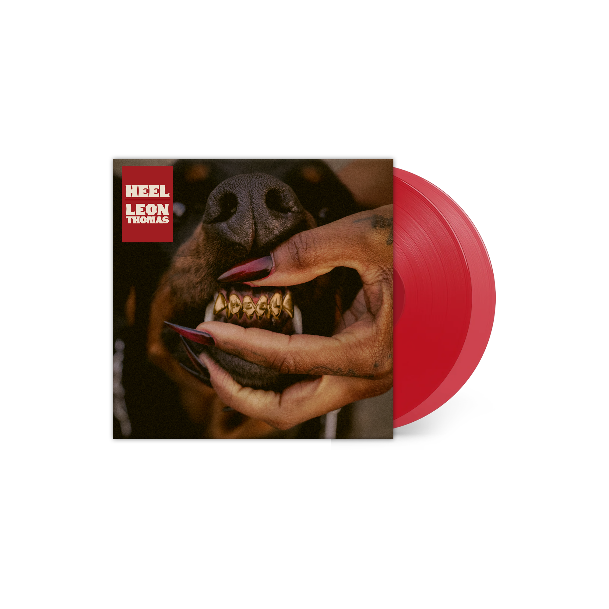 Leon Thomas - MUTT Deluxe: HEEL - Vinyle Rubis Transparent