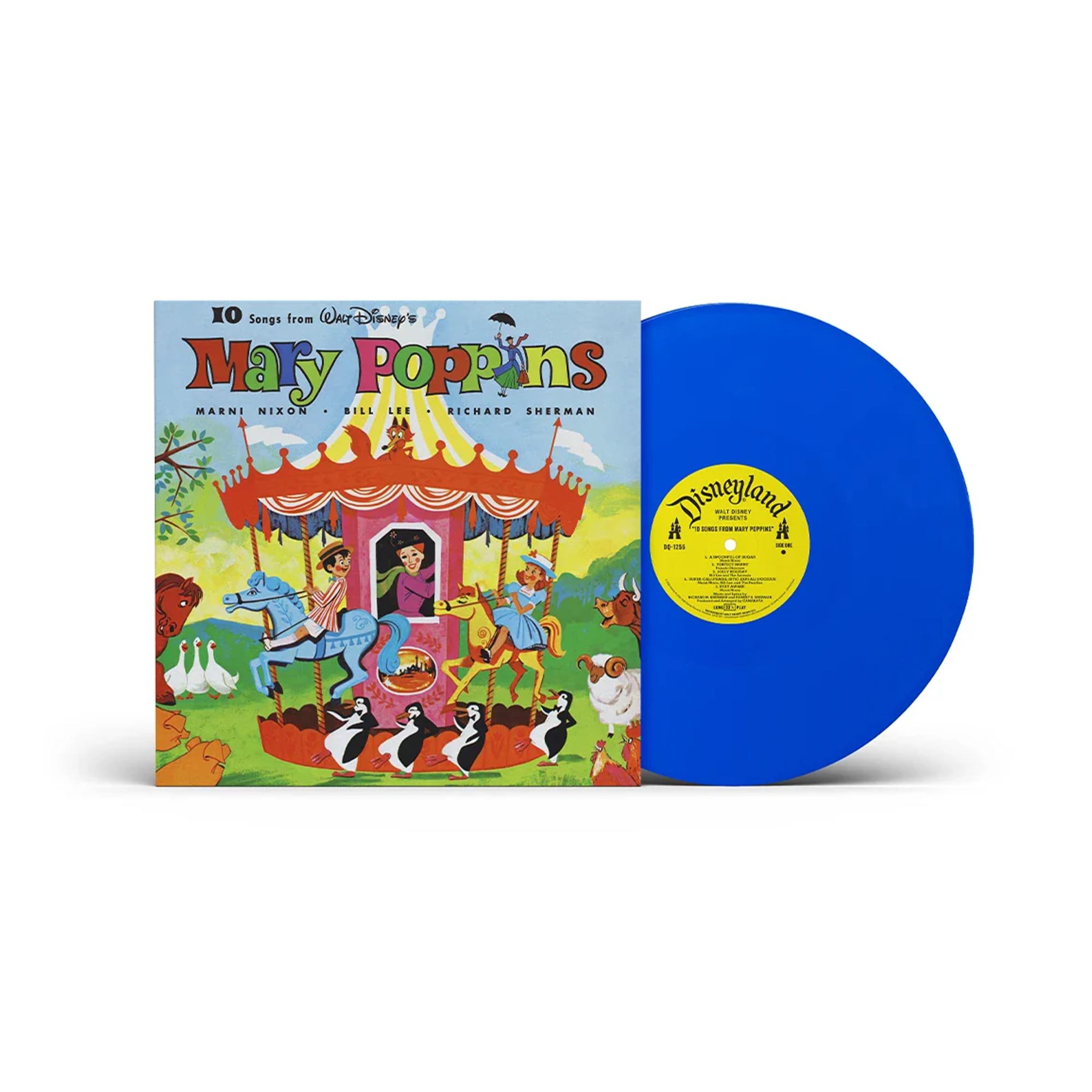 Disney - 10 chansons de Mary Poppins (60e anniversaire) - Vinyle bleu