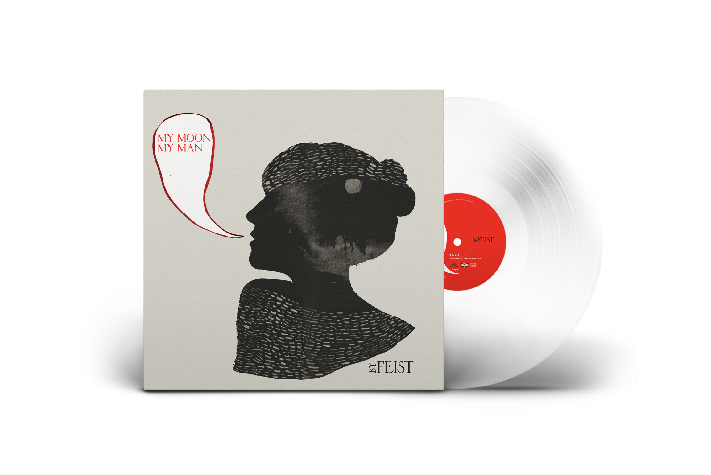 Feist - My Moon My Man - Vinyle 45T Transparent