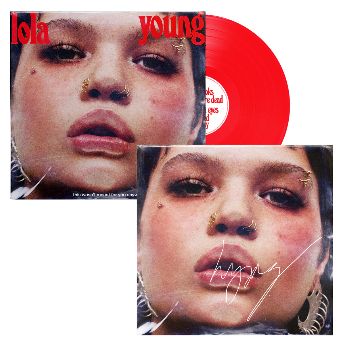 Lola Young - this wasn’t meant for you anyway - Vinyle rouge édition limitée + Carte dédicacée