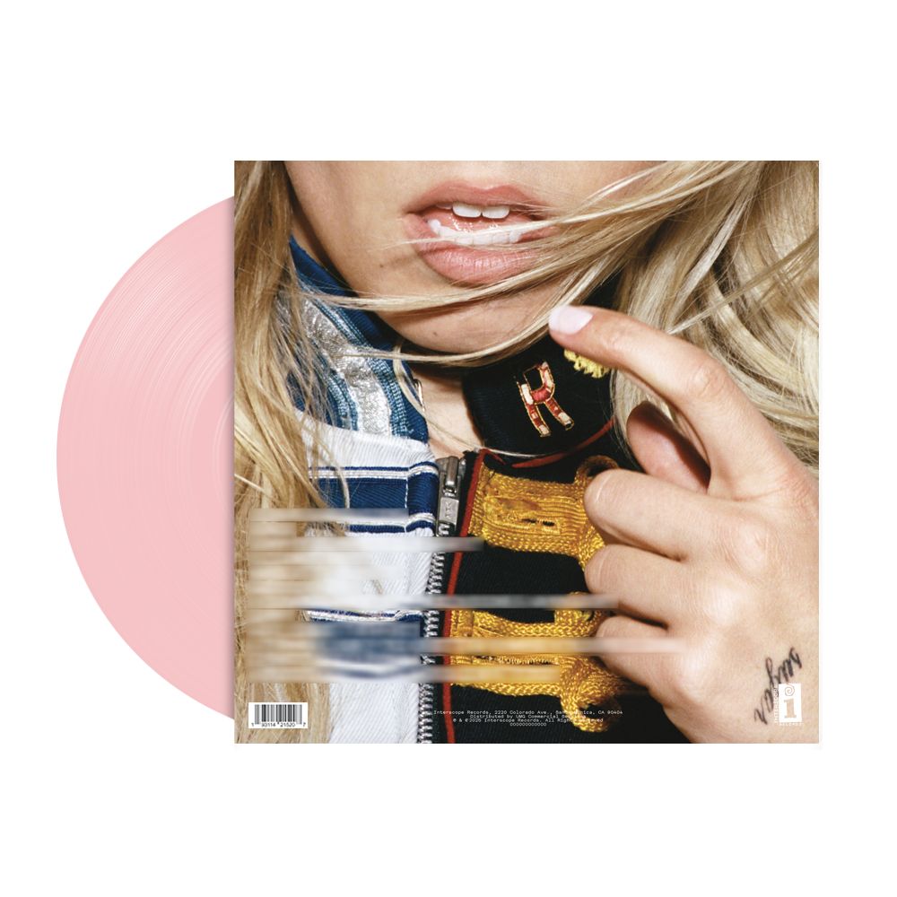 Reneé Rapp - BITE ME - Vinyle exclusif Splatter Baby Pink Cover alternative + Carte dédicacée