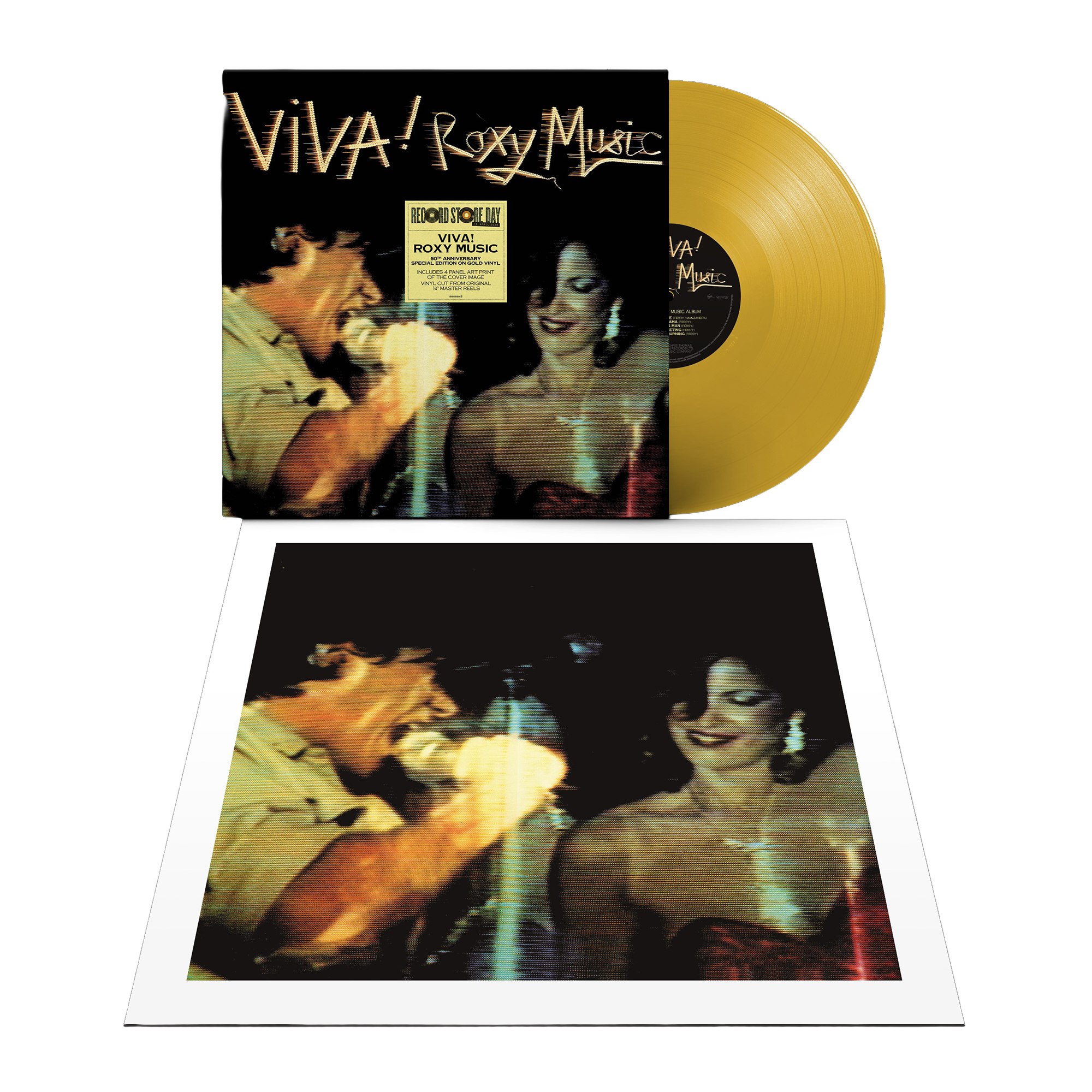 Roxy Music - Viva! Roxy Music (50th anniversary) - Vinyle Jaune