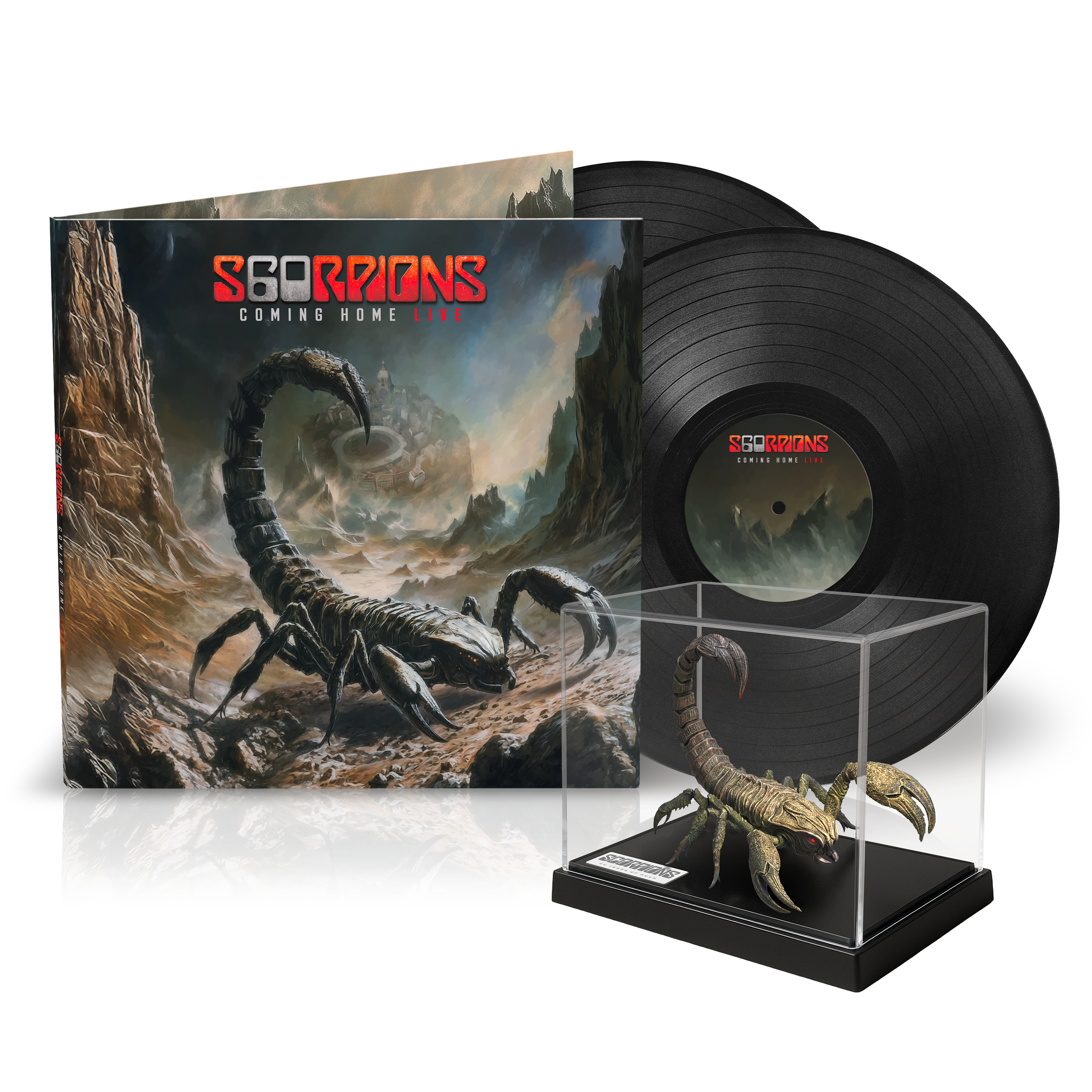 Scorpions - Coming Home Live - Double Vinyle + Figurine Collector