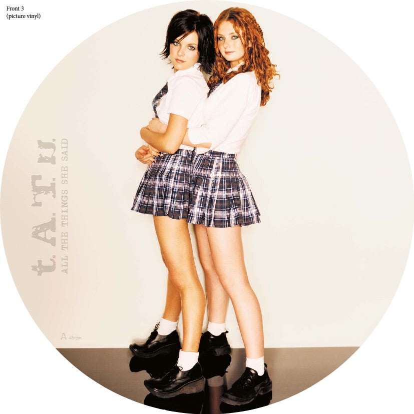 t.a.T.u. - All The Things She Said / Martin's Heated Remix - Vinyle Picture Disc