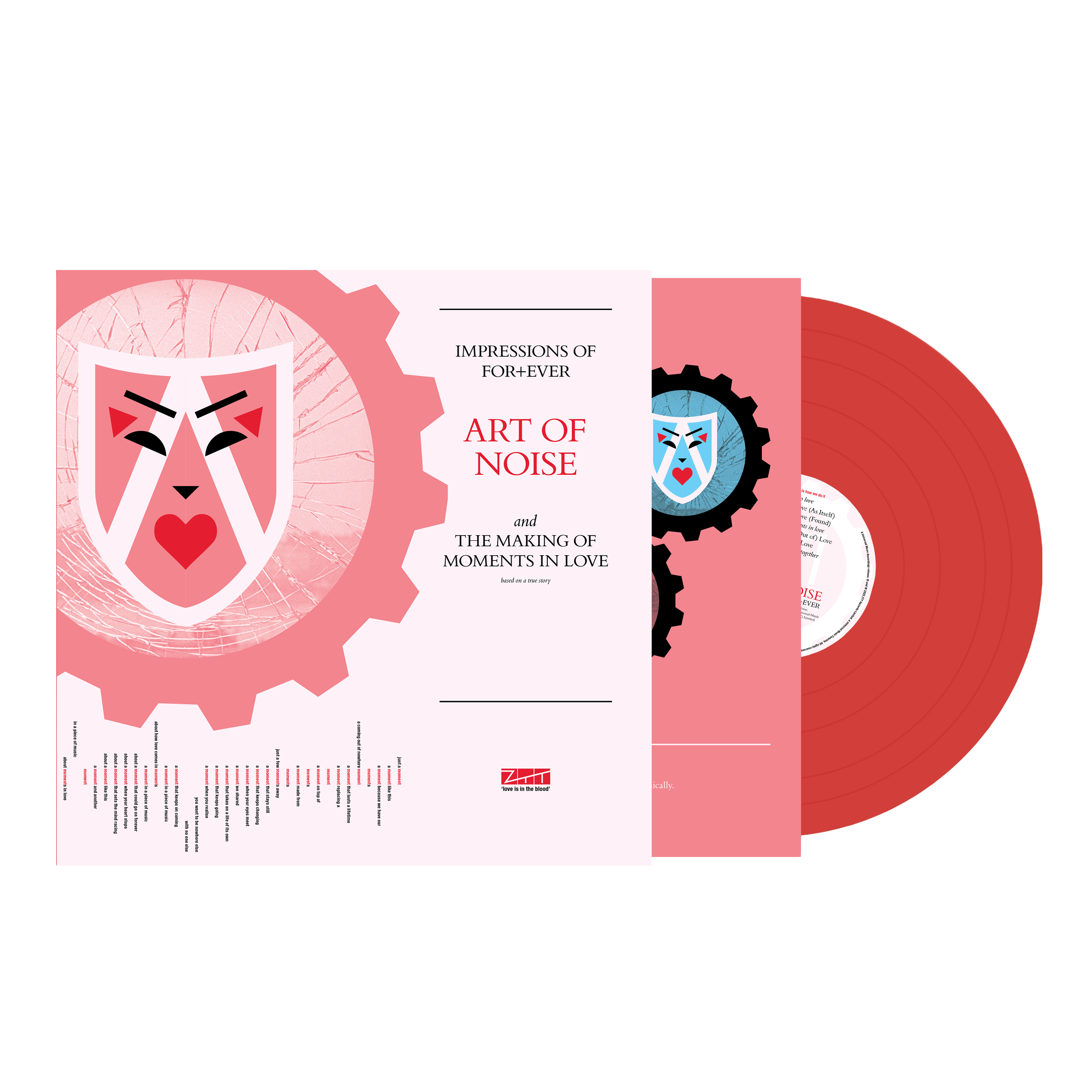The Art of Noise - Impressions of Forever - In the studio with Moments in Love - Vinyle Rouge Opaque
