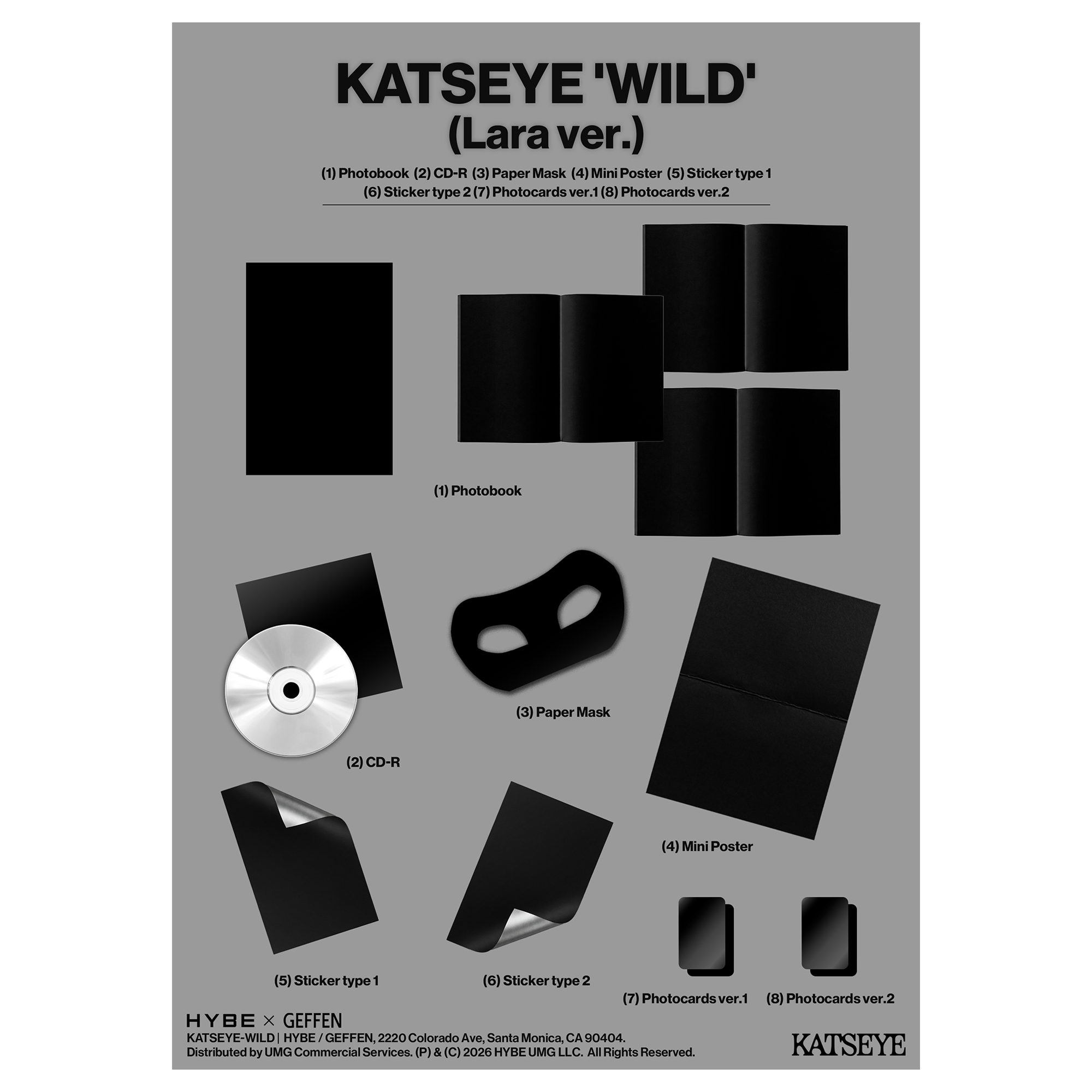 KATSEYE - WILD (Lara ver.) - CD