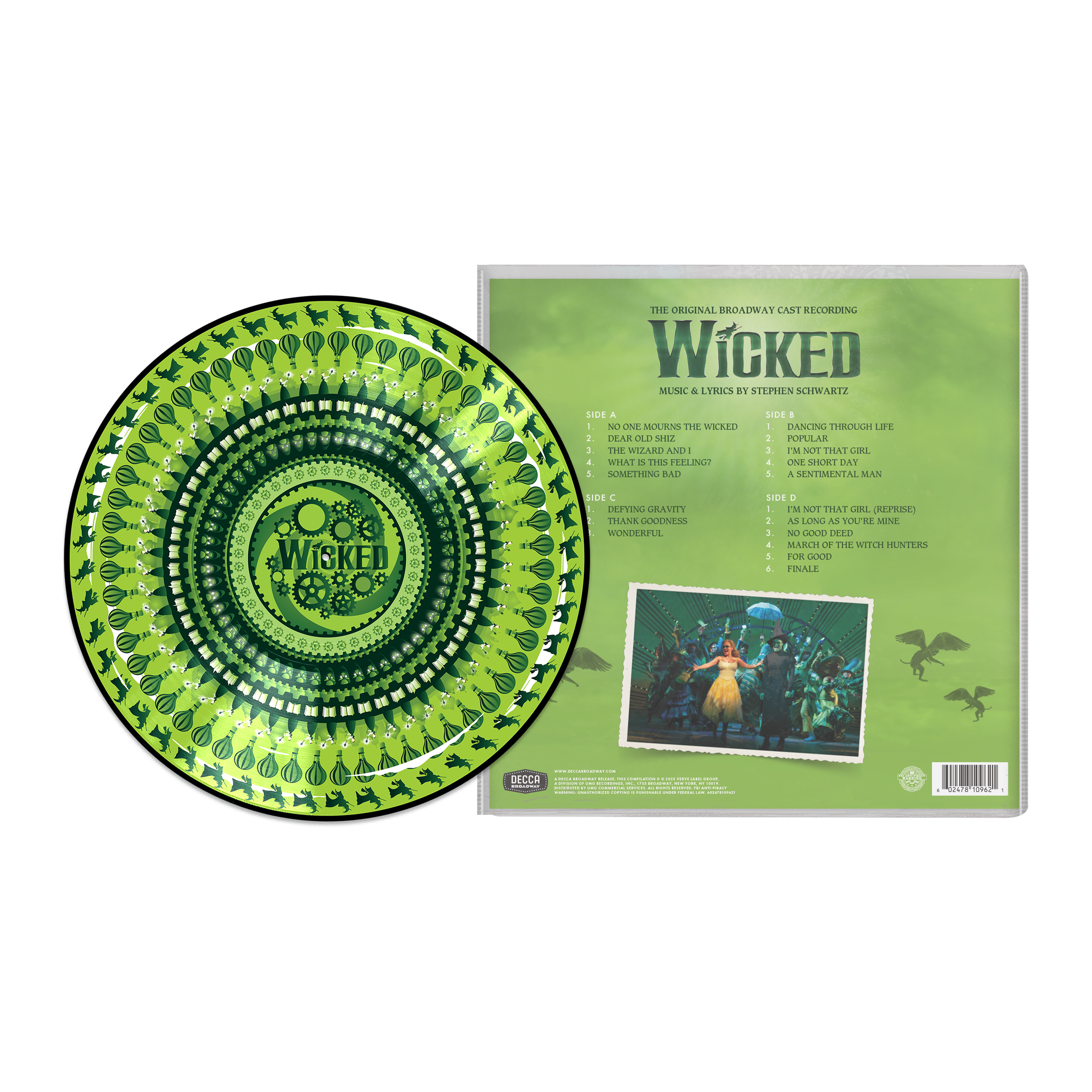 Wicked - Original Broadway Cast Recording - Picture Disc Zoetrope
