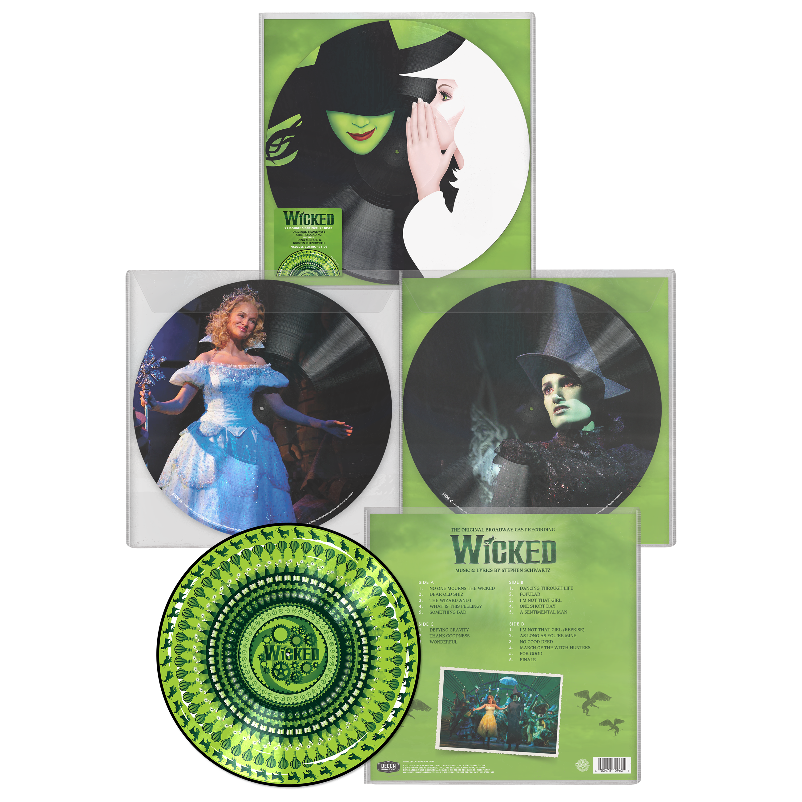 Wicked - Original Broadway Cast Recording - Picture Disc Zoetrope