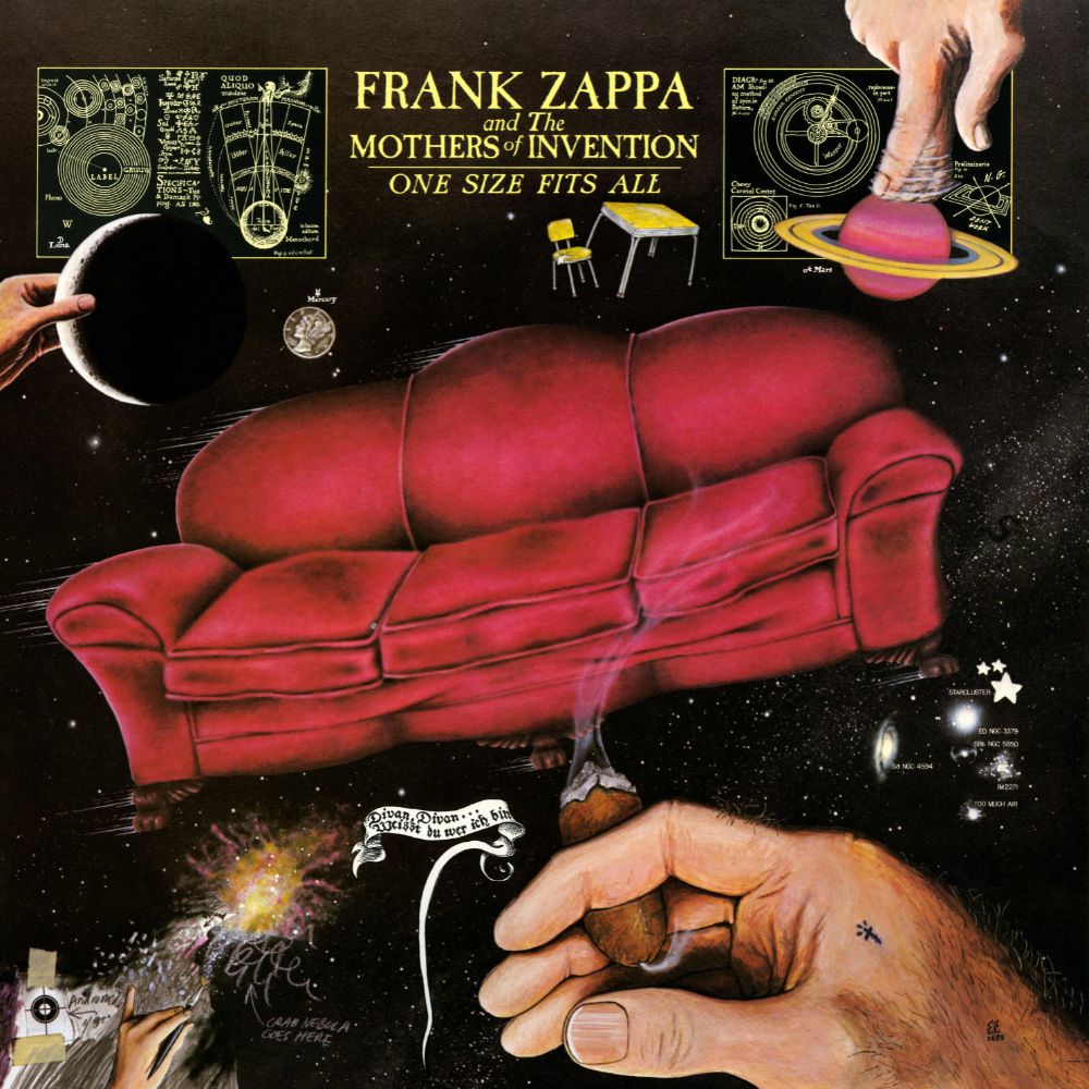 Frank Zappa - One Size Fits All - Vinyle Blue Galaxy (Édition exclusive limitée et numérotée)