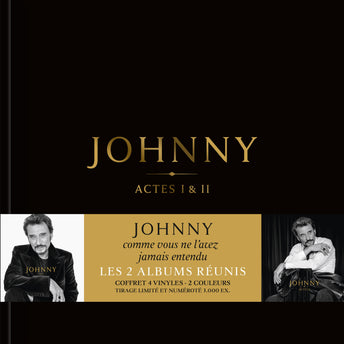 Johnny Hallyday - Johnny Acte 1 Acte 2 - 4 LP couleur