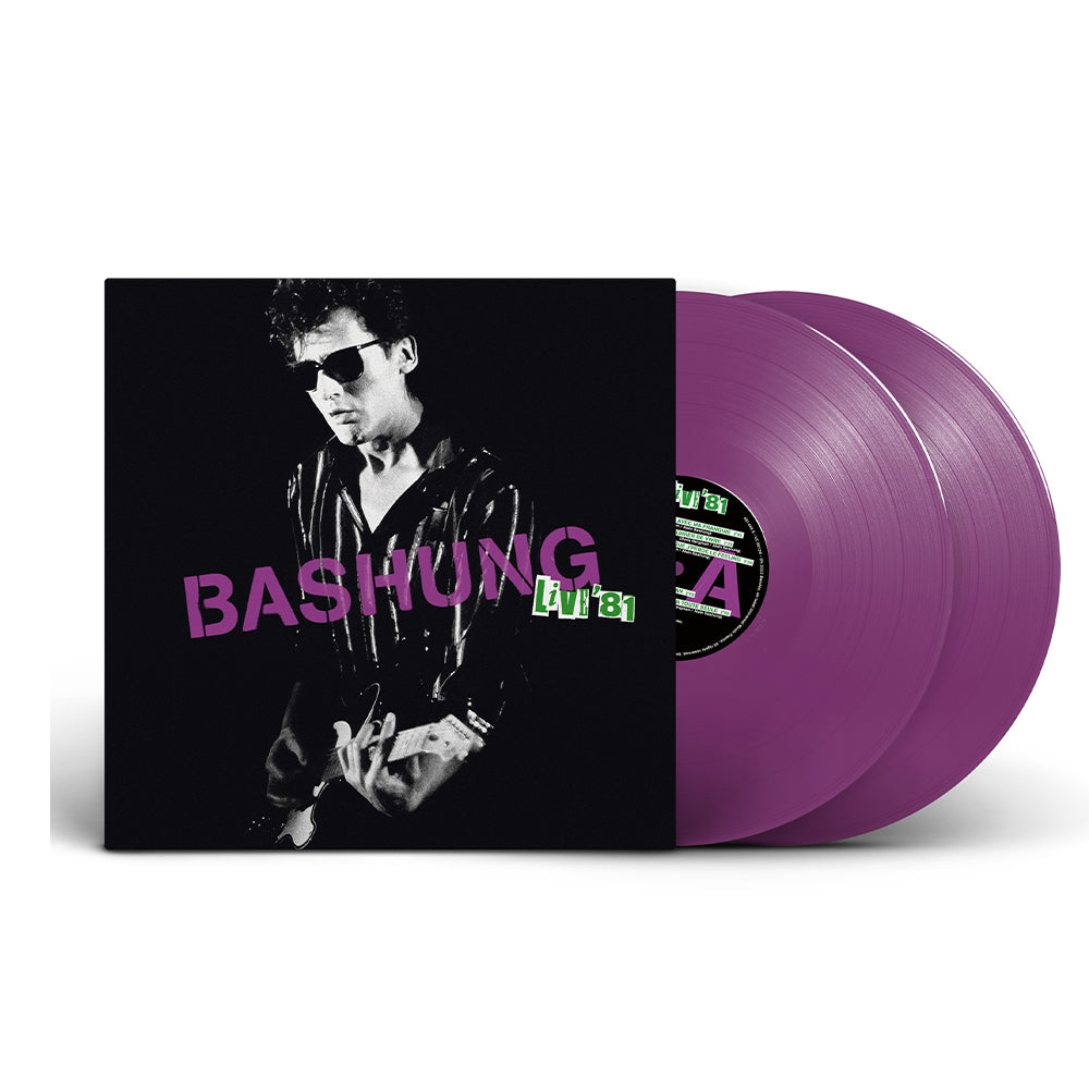 Alain Bashung - Live 81 - Double vinyle violet