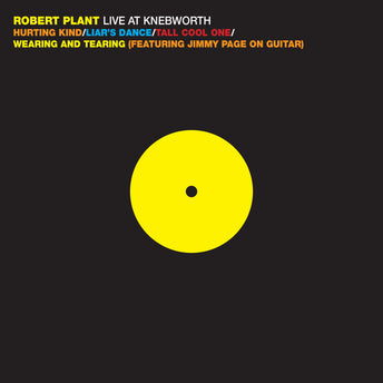 Robert Plant - Live At Knebworth 1990 - Maxi 45T Jaune