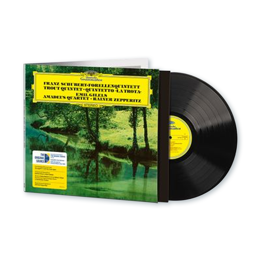 Emil Gilels & Members of the Amadeus Quartet & Rainer Zepperitz - Franz Schubert : Piano Quintet in A Major “The Trout”- Vinyle Audiophile The Original Source Series