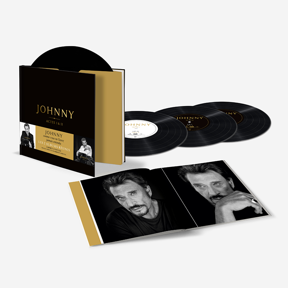 Johnny Hallyday-  Johnny Acte 1 Acte 2 - 4 LP
