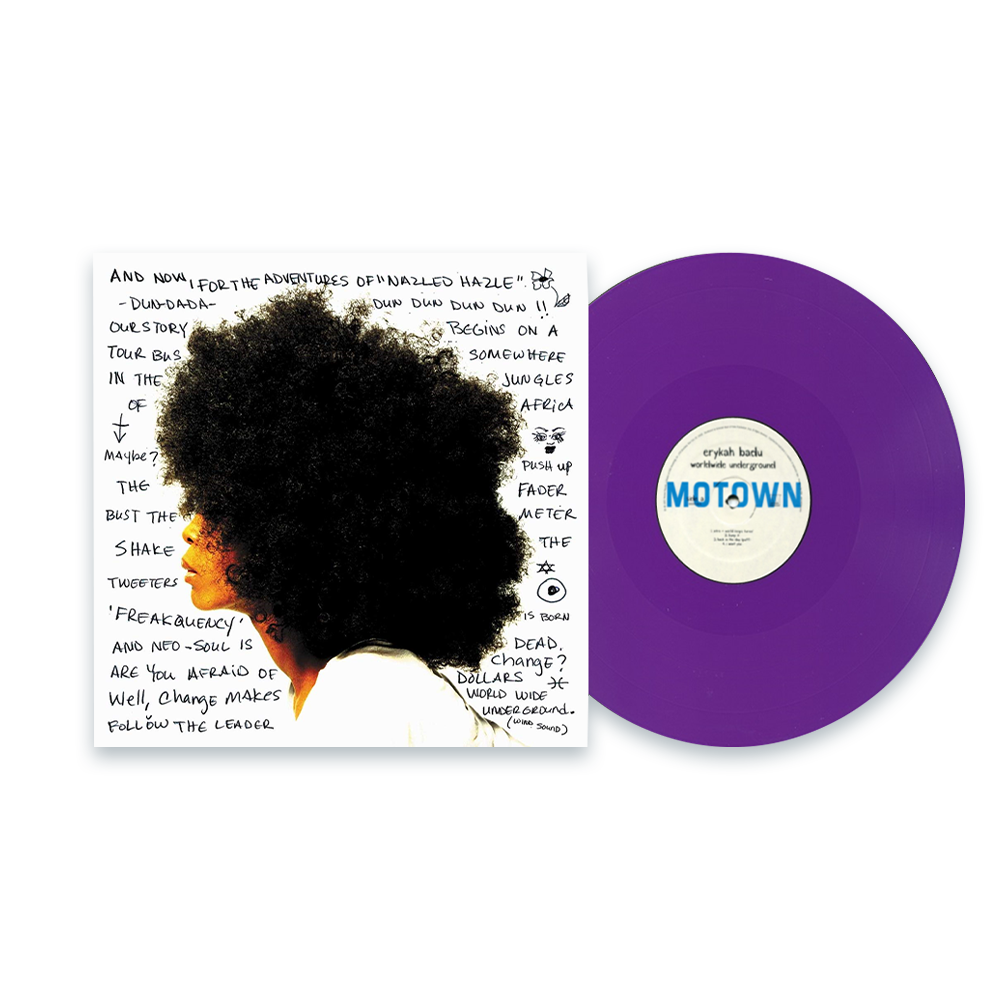 Erykah Badu - Worldwide Underground - Vinyle Violet