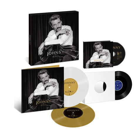 Johnny Hallyday - Acte II - Coffret Collector Double Vinyle+CD+25 cm