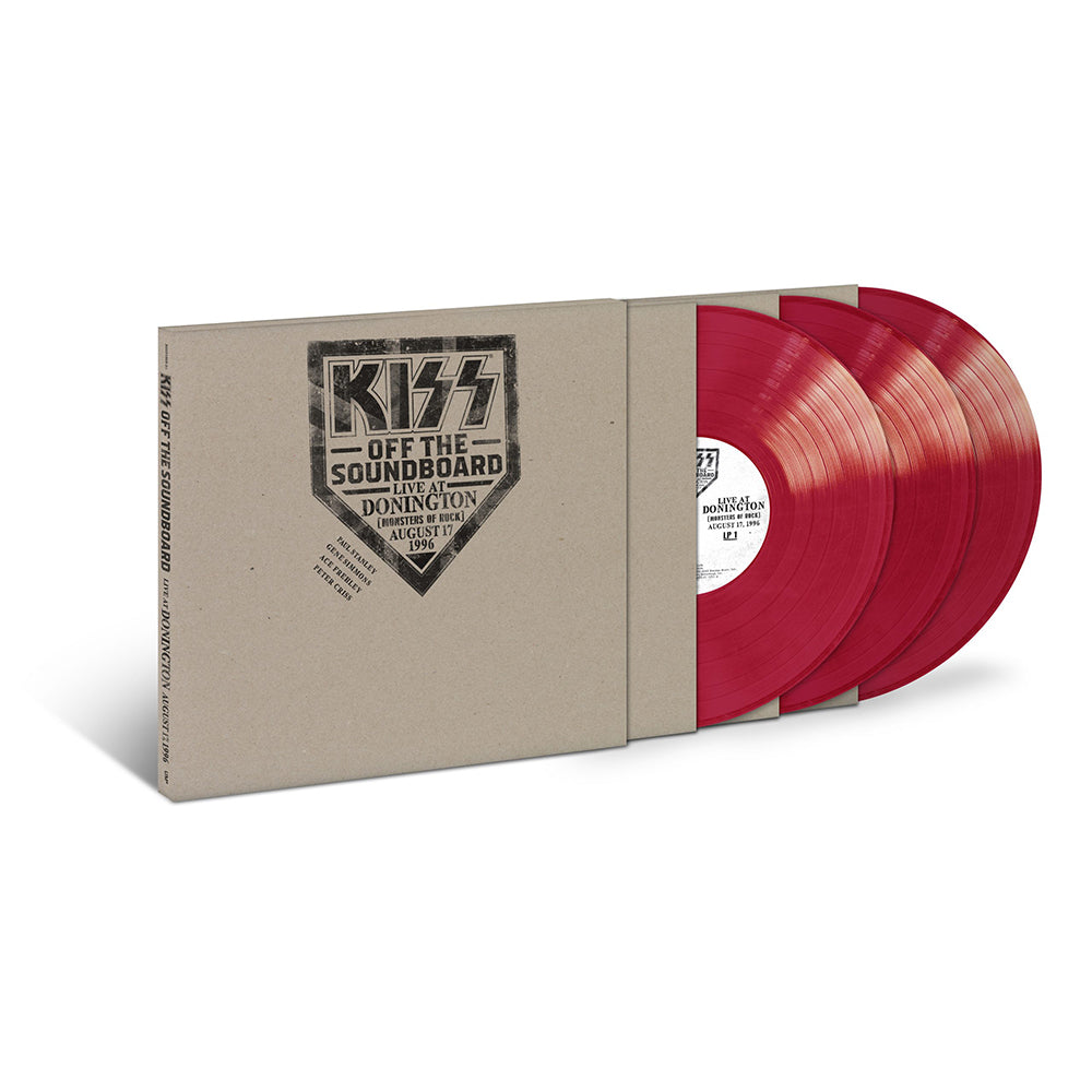 Kiss - Off The Soundboard: Live in Donington 1996 - Triple Vinyle Rouge