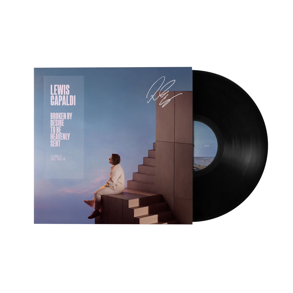 Lewis Capaldi - Broken By Desire To Be Heavenly Sent - Vinyle dédicacé