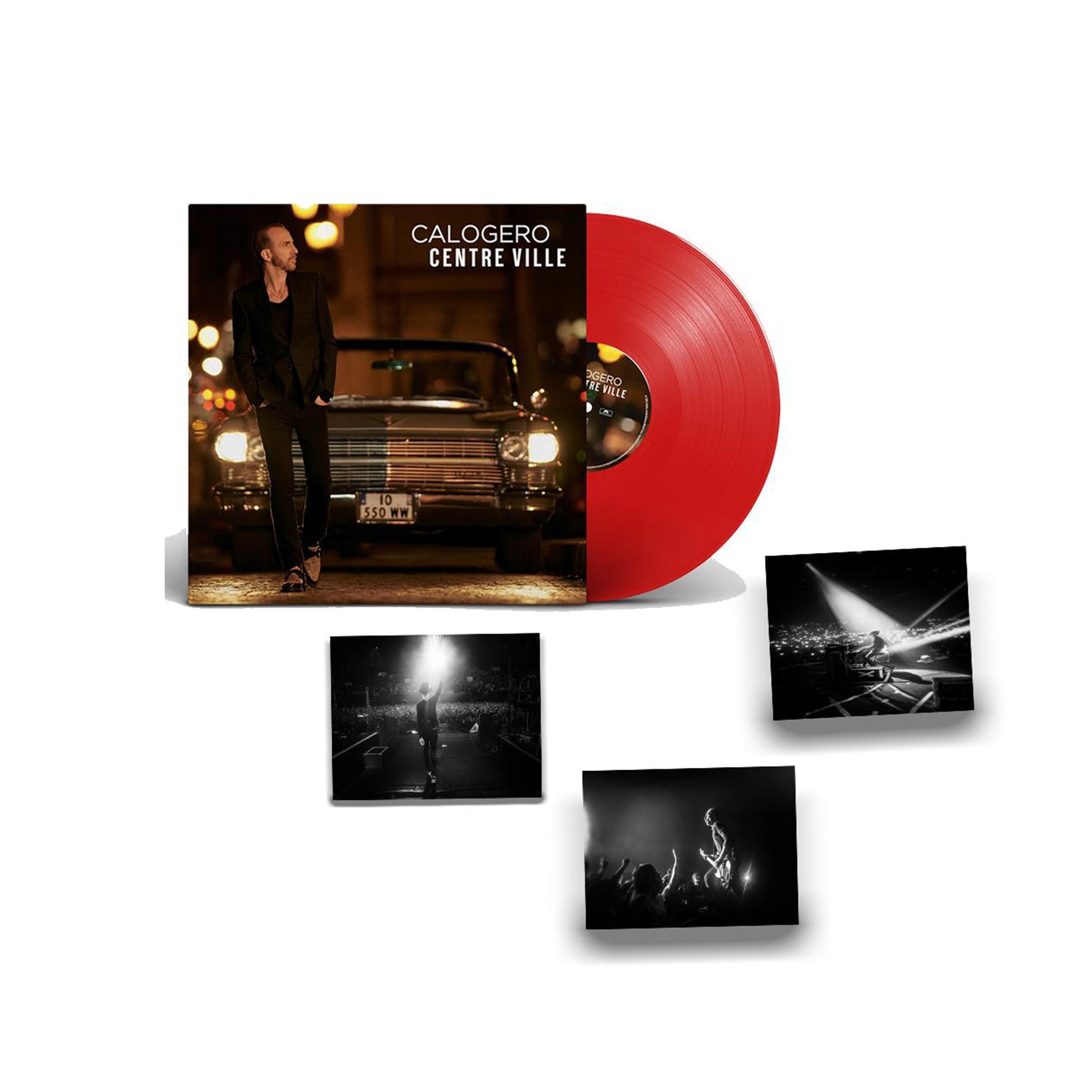 Calogero - Centre Ville - Double Vinyle Rouge