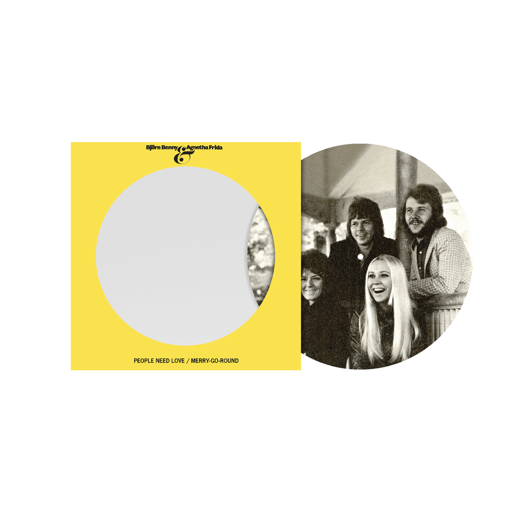 ABBA - People Need Love / Merry-Go-Round - Single Picture 45T (Édition Limitée)