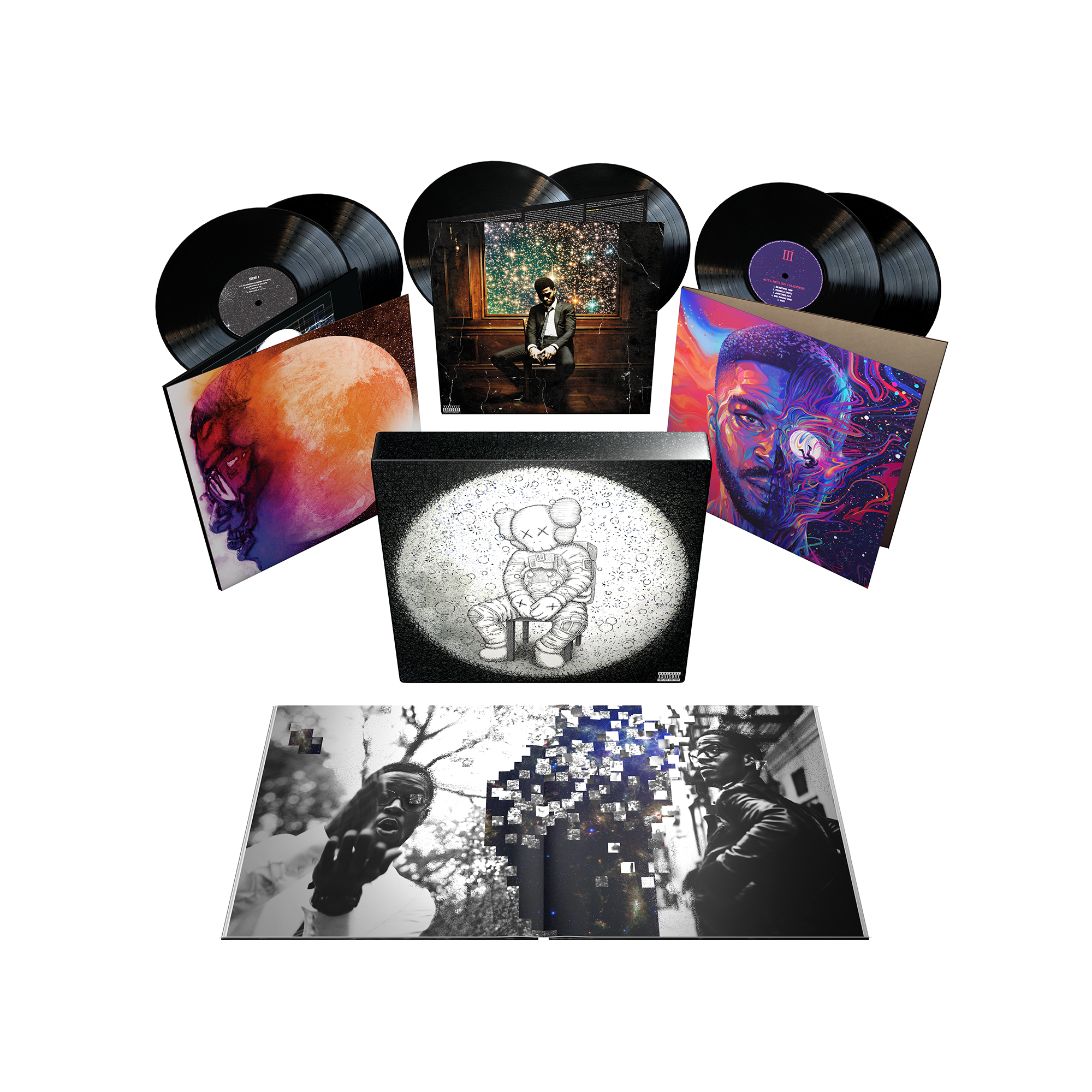 Kid Cudi - Man On The Moon Trilogy - Coffret 6 LP