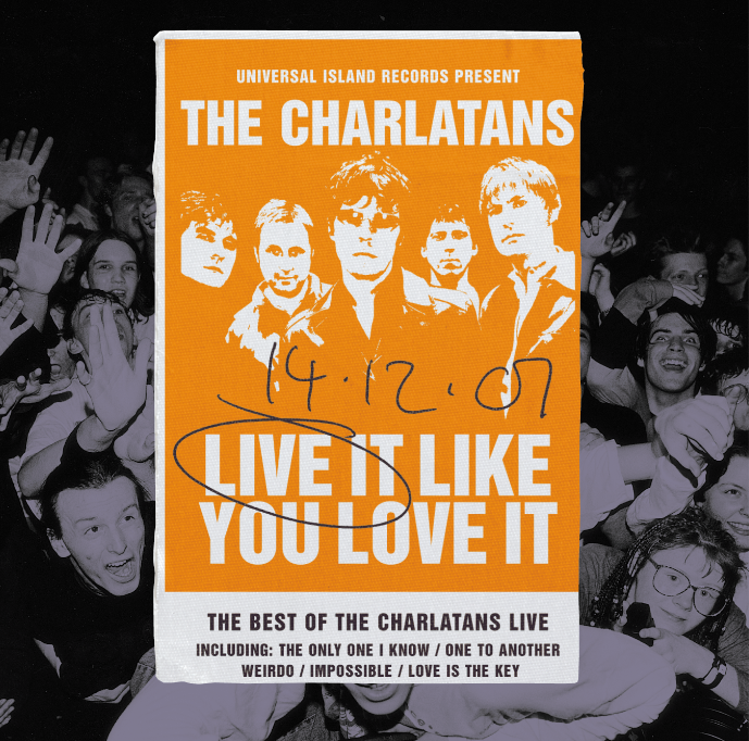 The Charlatans - Live It Like You Love It - Double Vinyle Orange