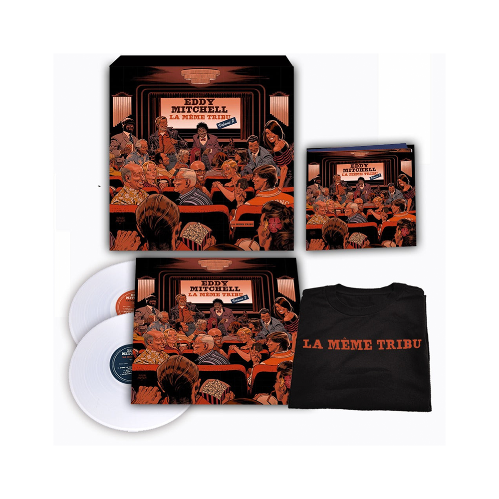 Eddy Mitchell - La Même Tribu Volume 2 - Coffret Double Vinyle Transparent