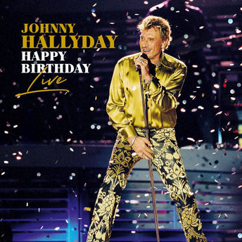 Johnny Hallyday - Happy Birthday Live - Coffret 4LP Couleur Parc de Sceaux 15.06.2000